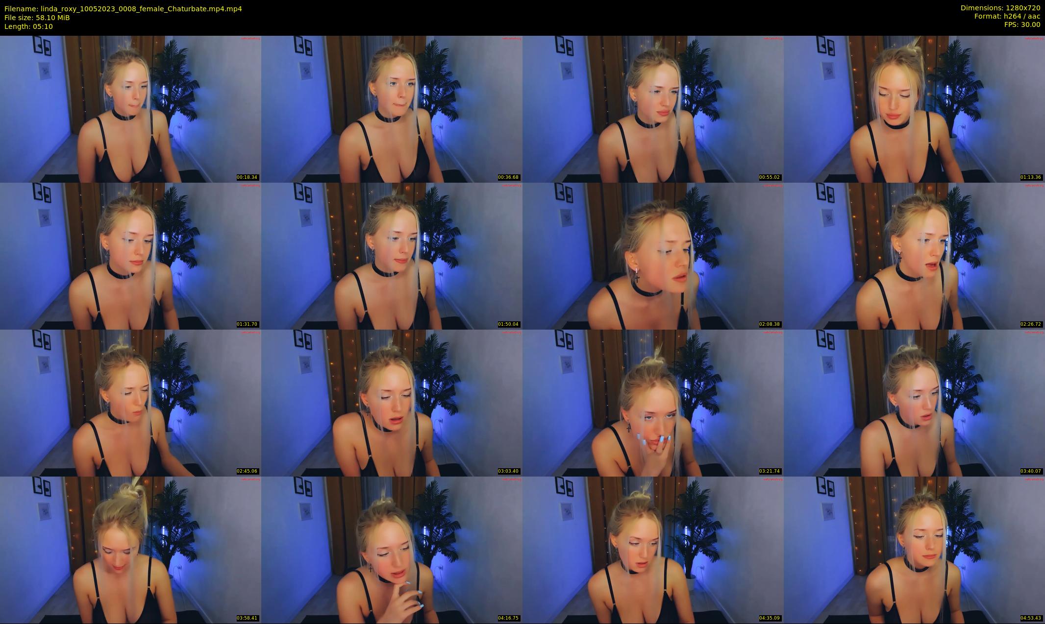 linda_roxy — 6 minute Chaturbate female cam show recording, 720p, May 10, 2023