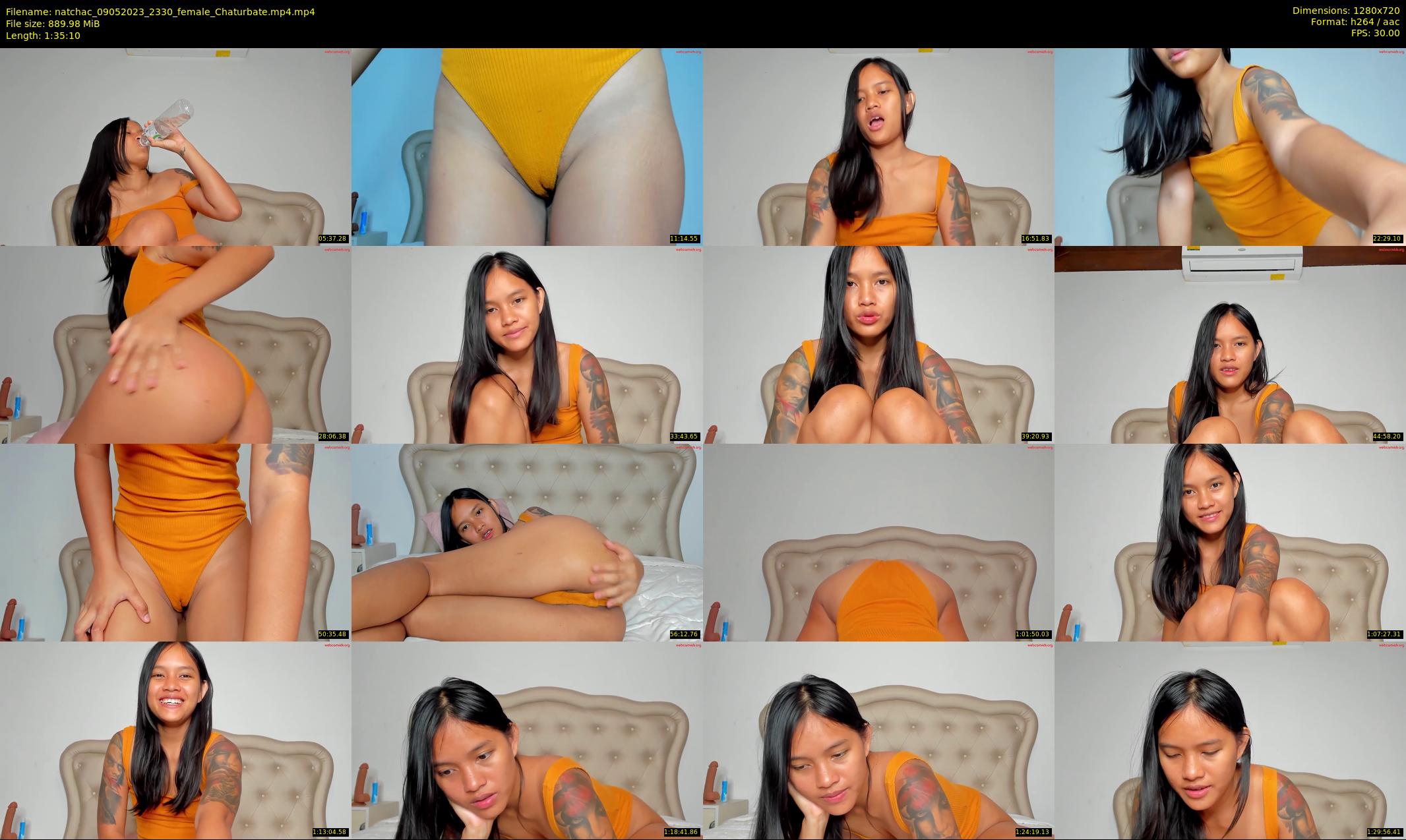 natchac — 96 minute Chaturbate female cam show recording, 720p, May 9, 2023