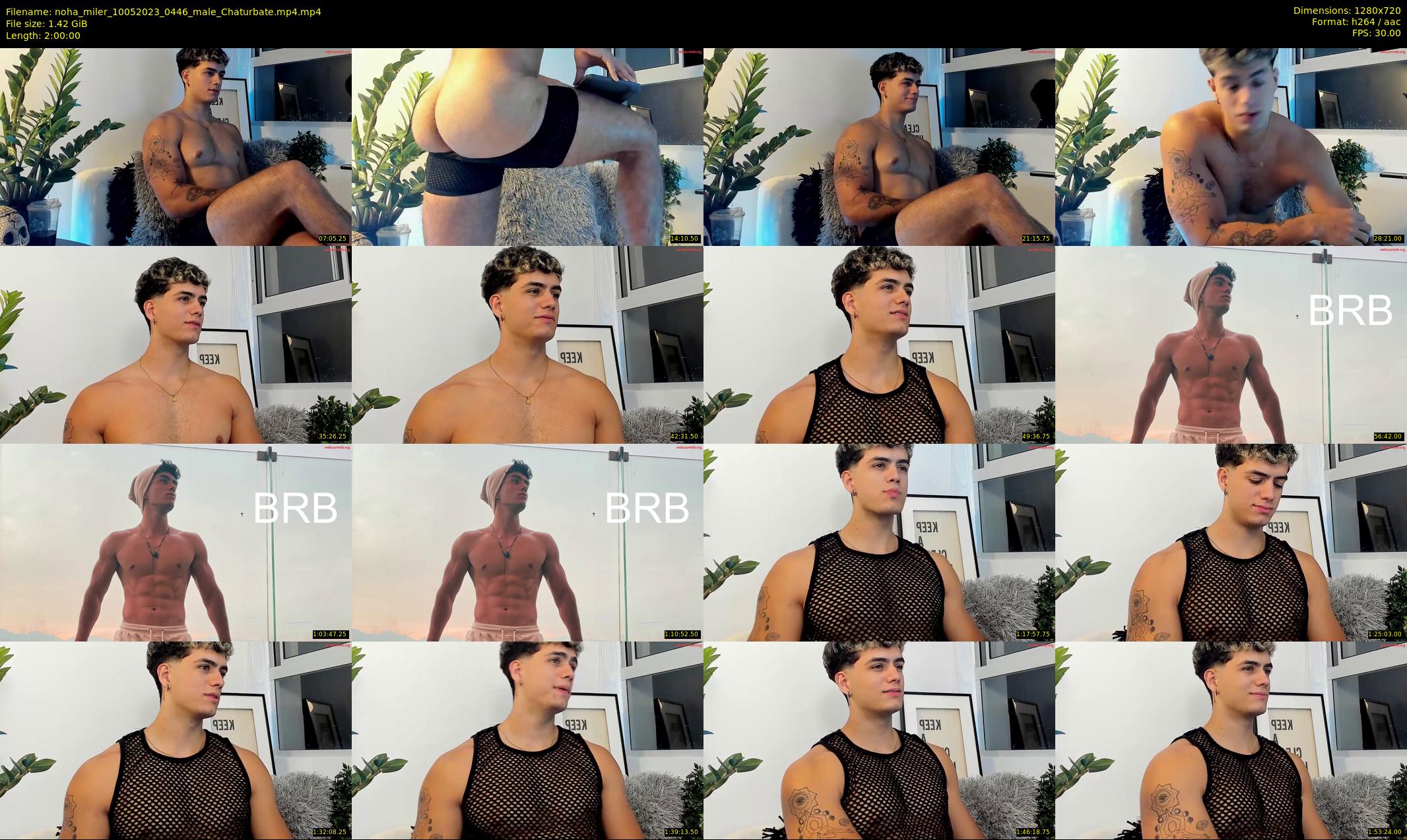 noha_miler — 120 minute Chaturbate male cam show recording, 720p, May 10, 2023