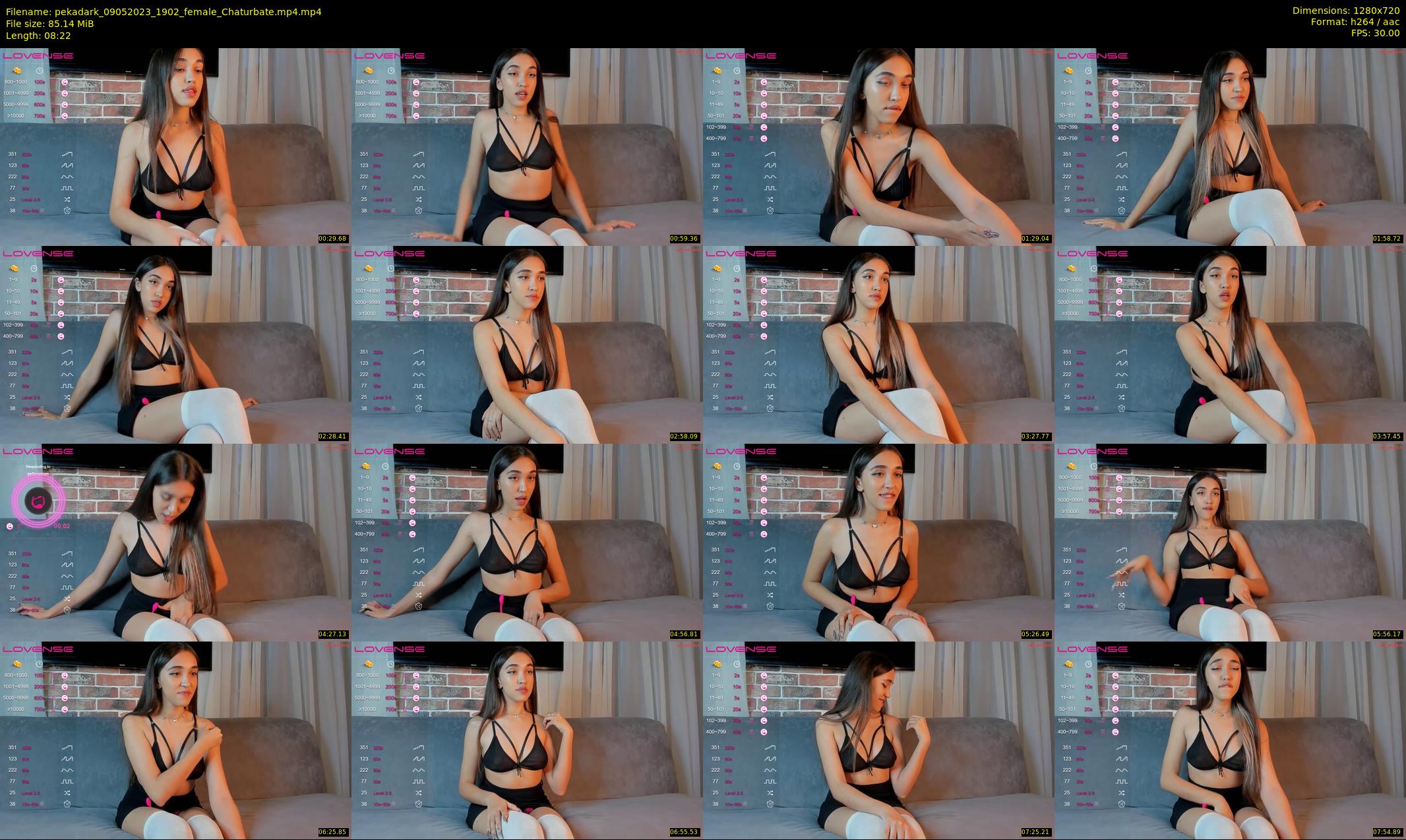 pekadark — 9 minute Chaturbate female cam show recording, 720p, May 9, 2023