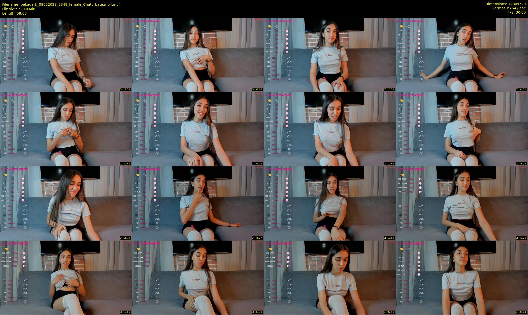 pekadark — 9 minute Chaturbate female cam show recording, 720p, May 9, 2023