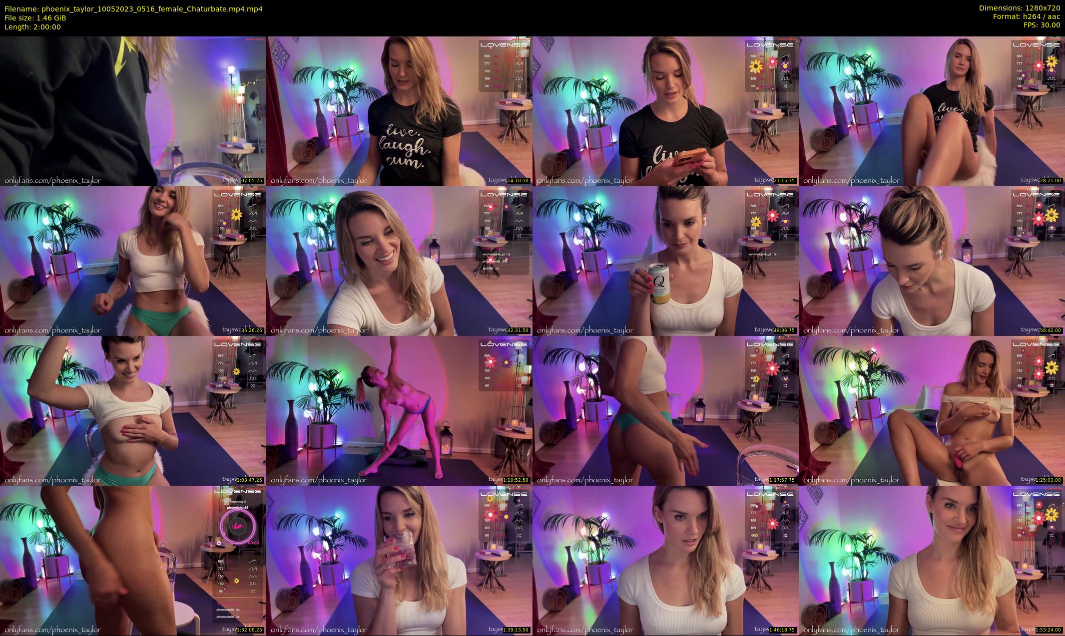 phoenix_taylor — 120 minute Chaturbate female cam show recording, 720p, May 10, 2023