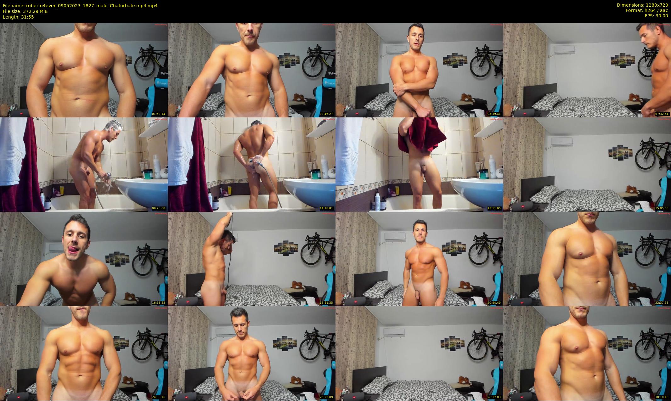 roberto4ever — 32 minute Chaturbate male cam show recording, 720p, May 9, 2023