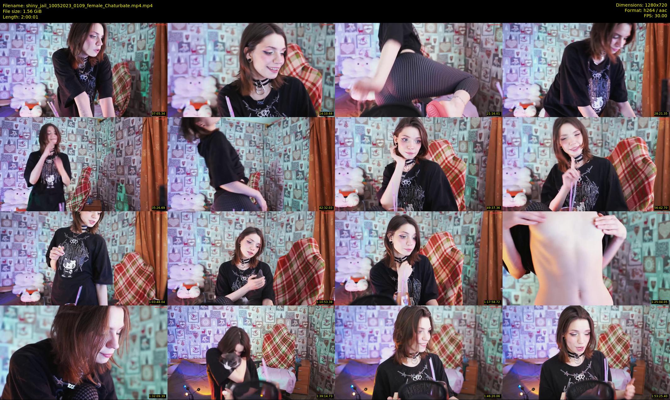 shiny_jail — 121 minute Chaturbate female cam show recording, 720p, May 10, 2023