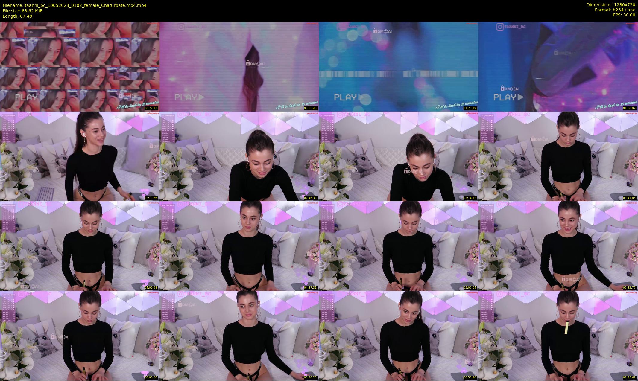 taanni_bc — 8 minute Chaturbate female cam show recording, 720p, May 10, 2023