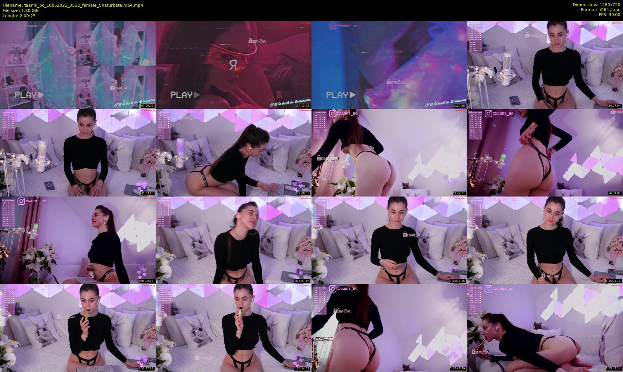 taanni_bc — 121 minute Chaturbate female cam show recording, 720p, May 10, 2023