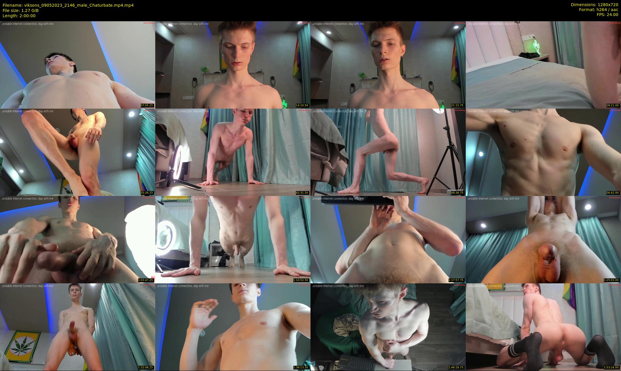viksons — 120 minute Chaturbate male cam show recording, 720p, May 9, 2023
