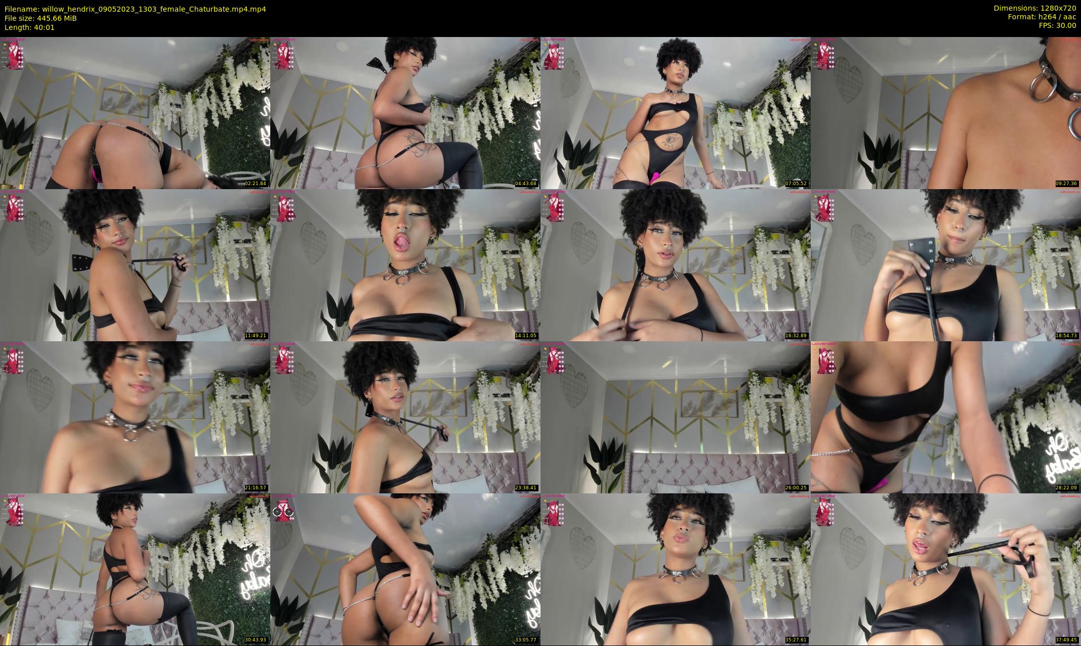 willow_hendrix — 41 minute Chaturbate female cam show recording, 720p, May 9, 2023