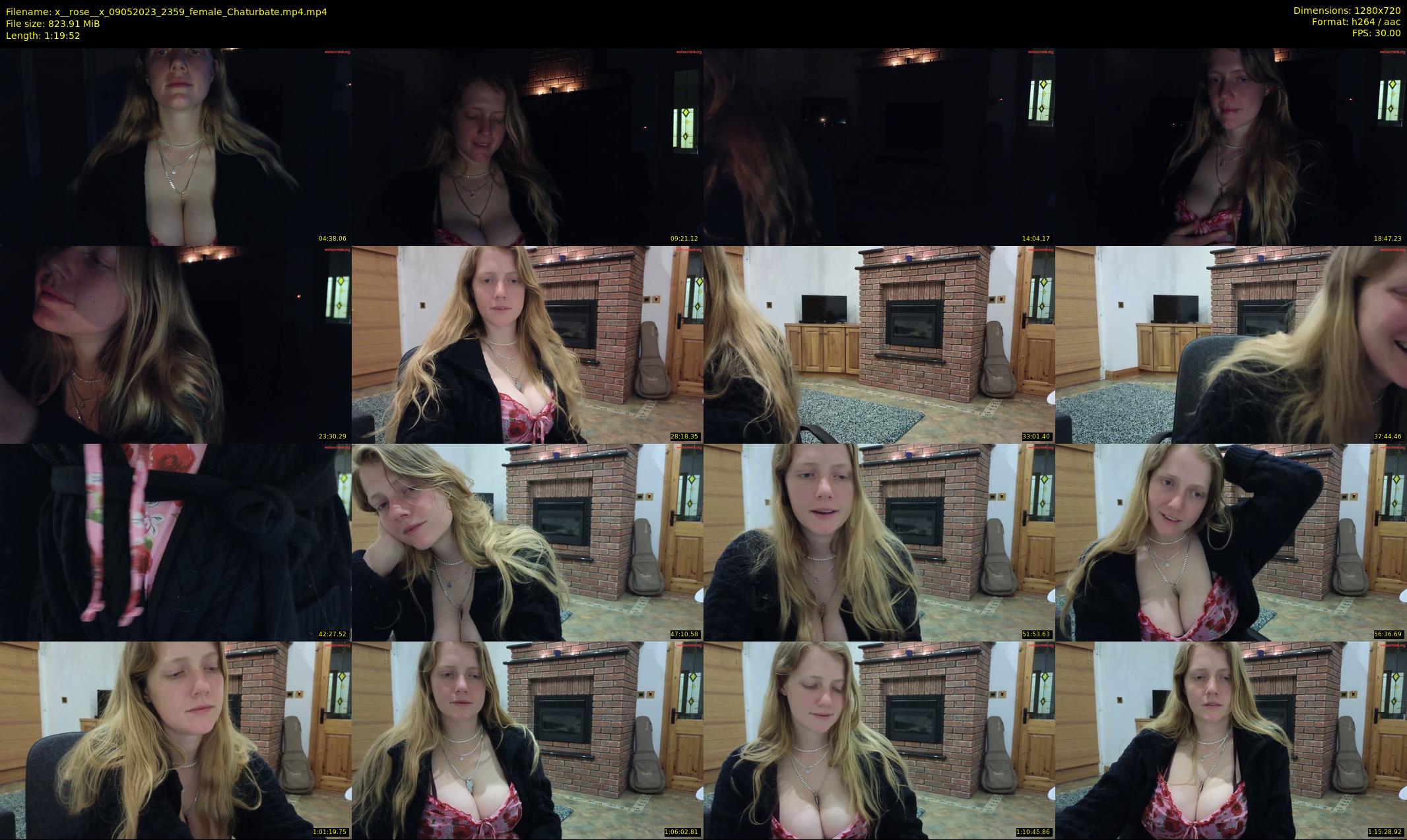 x__rose__x — 80 minute Chaturbate female cam show recording, 720p, May 9, 2023