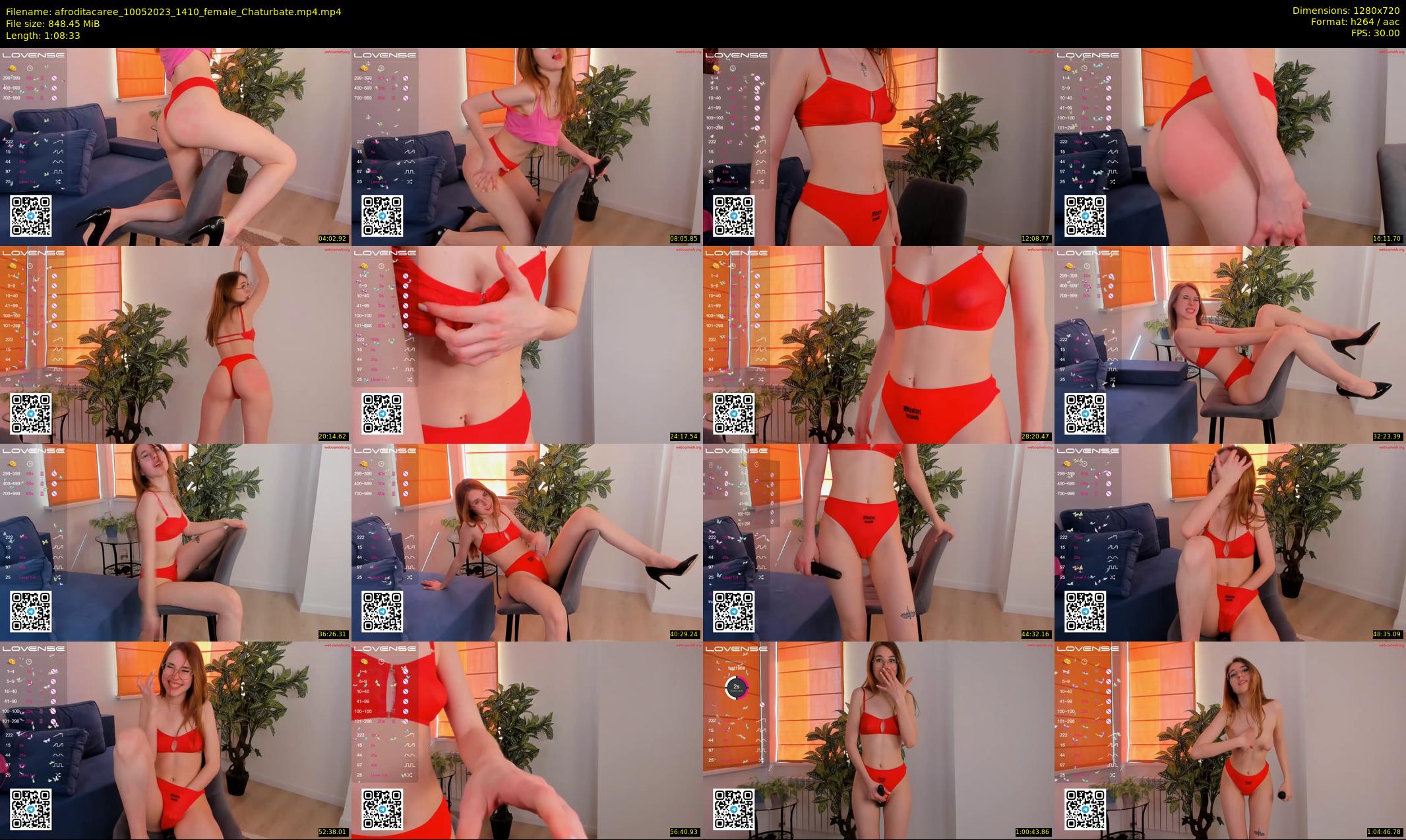 afroditacaree — 69 minute Chaturbate female cam show recording, 720p, May 10, 2023