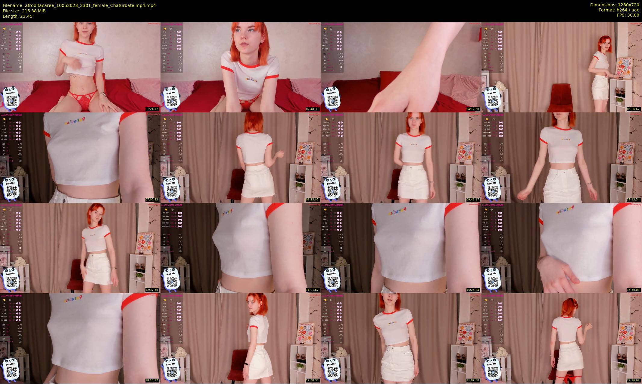 afroditacaree — 24 minute Chaturbate female cam show recording, 720p, May 10, 2023