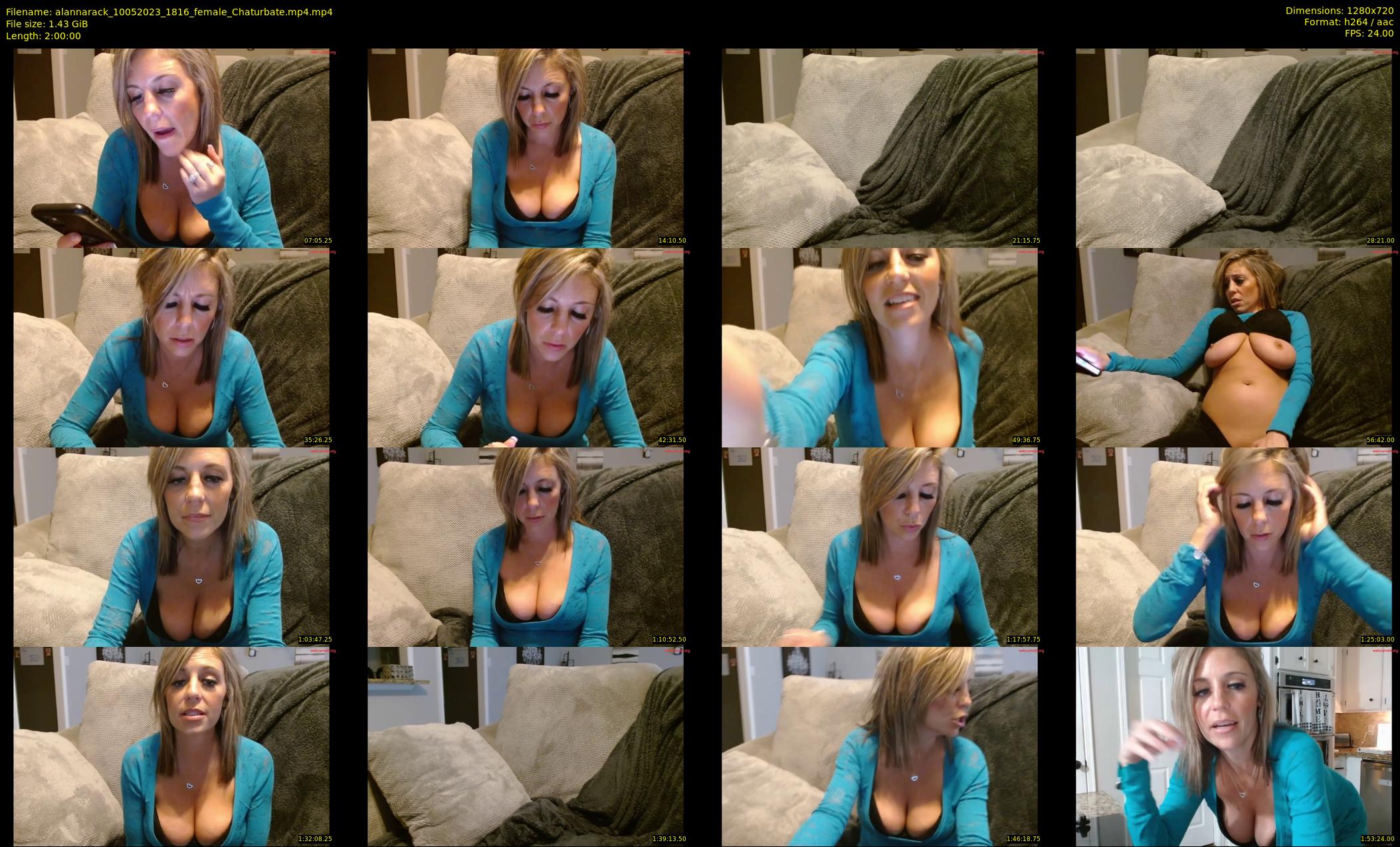 alannarack — 120 minute Chaturbate female cam show recording, 720p, May 10, 2023