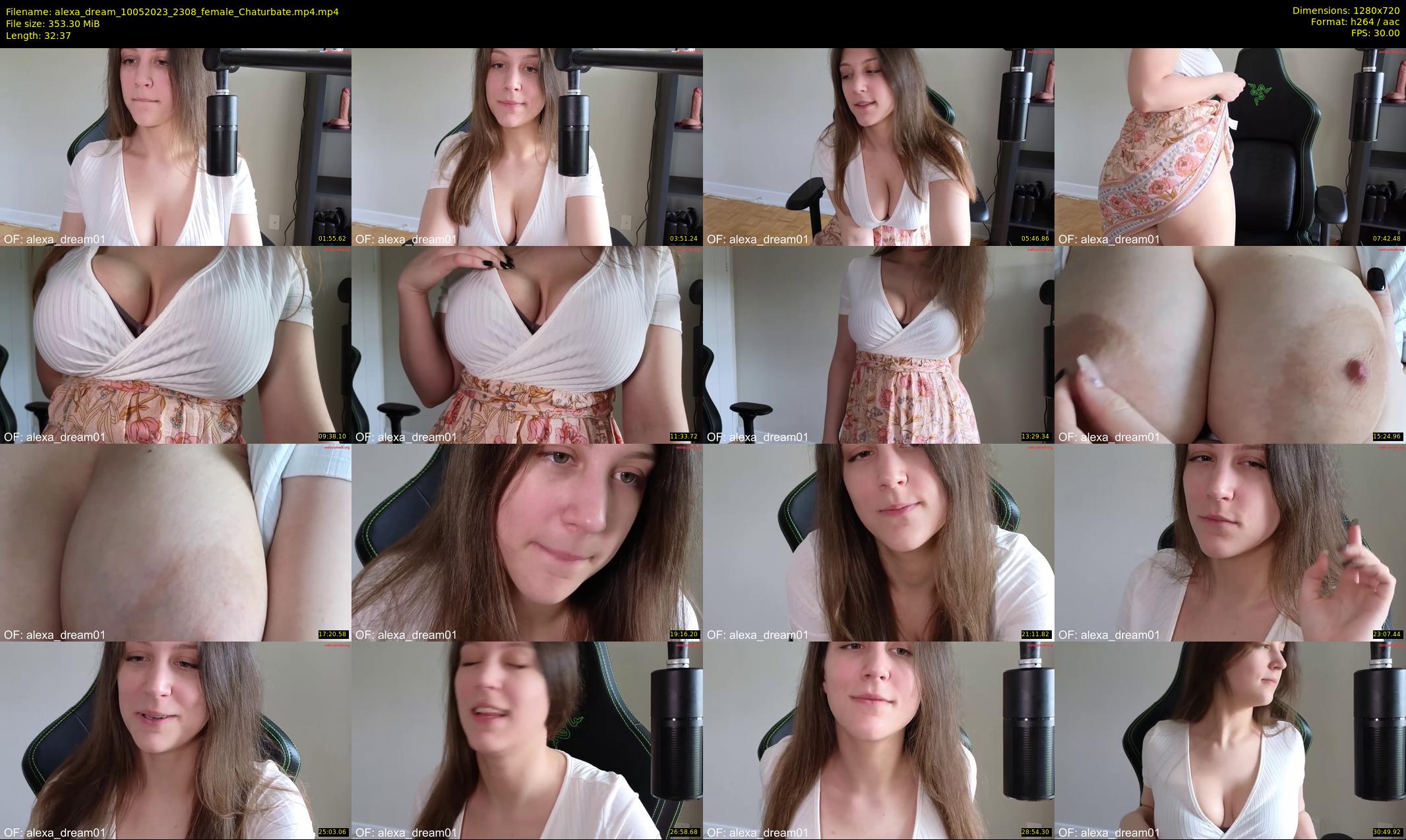alexa_dream — 33 minute Chaturbate female cam show recording, 720p, May 10, 2023