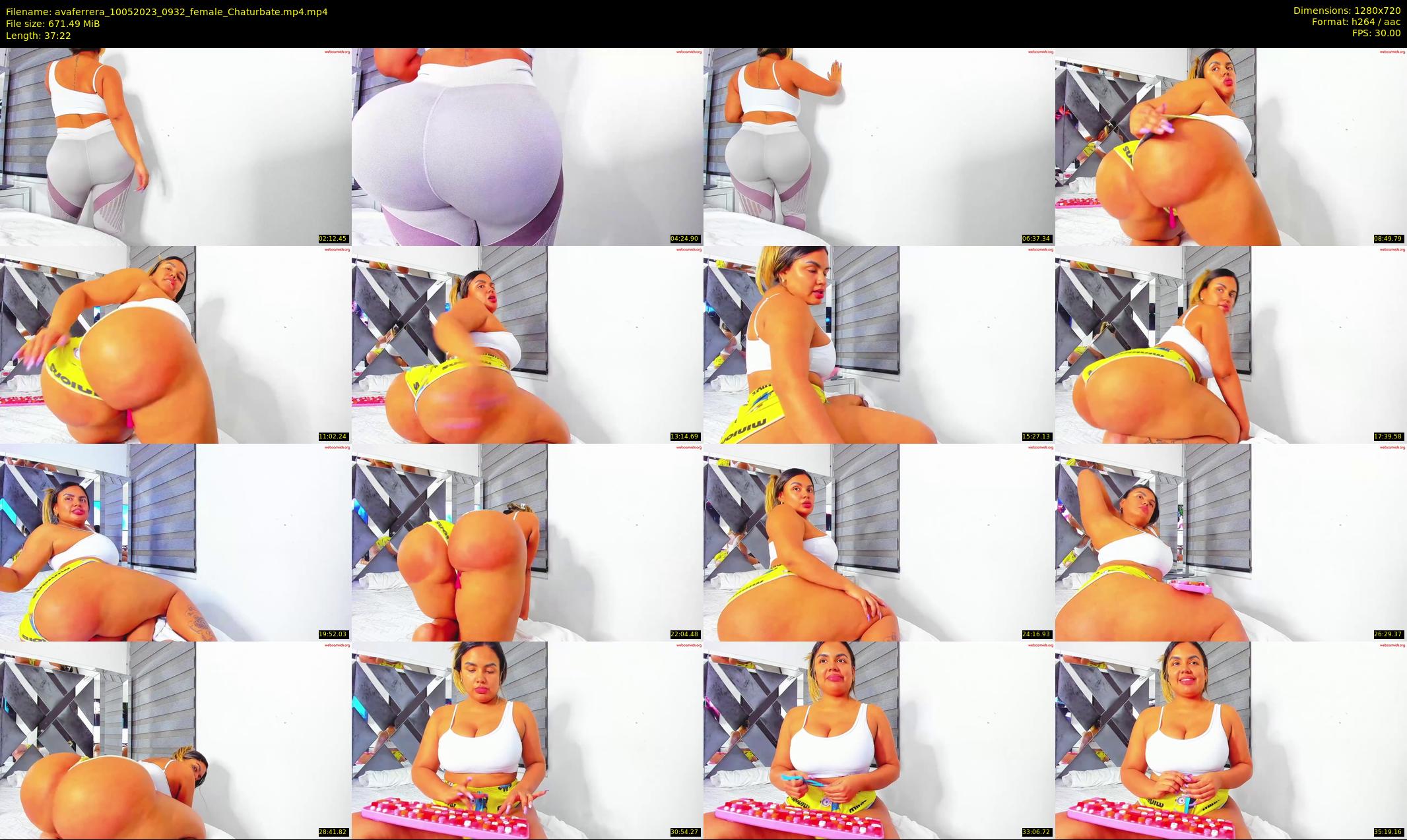avaferrera — 38 minute Chaturbate female cam show recording, 720p, May 10, 2023