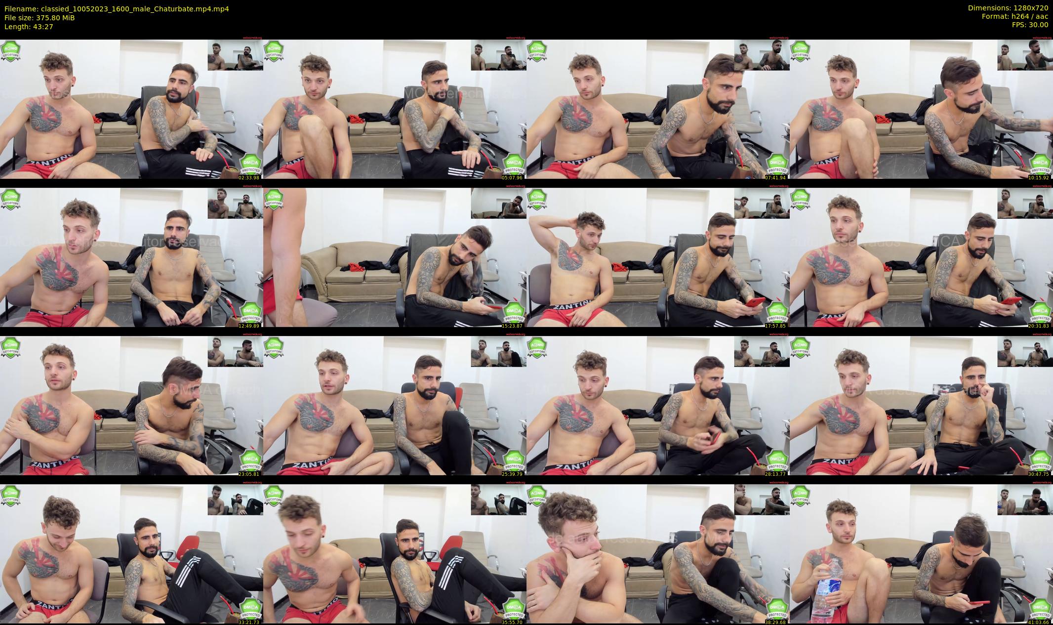 classied — 44 minute Chaturbate male cam show recording, 720p, May 10, 2023