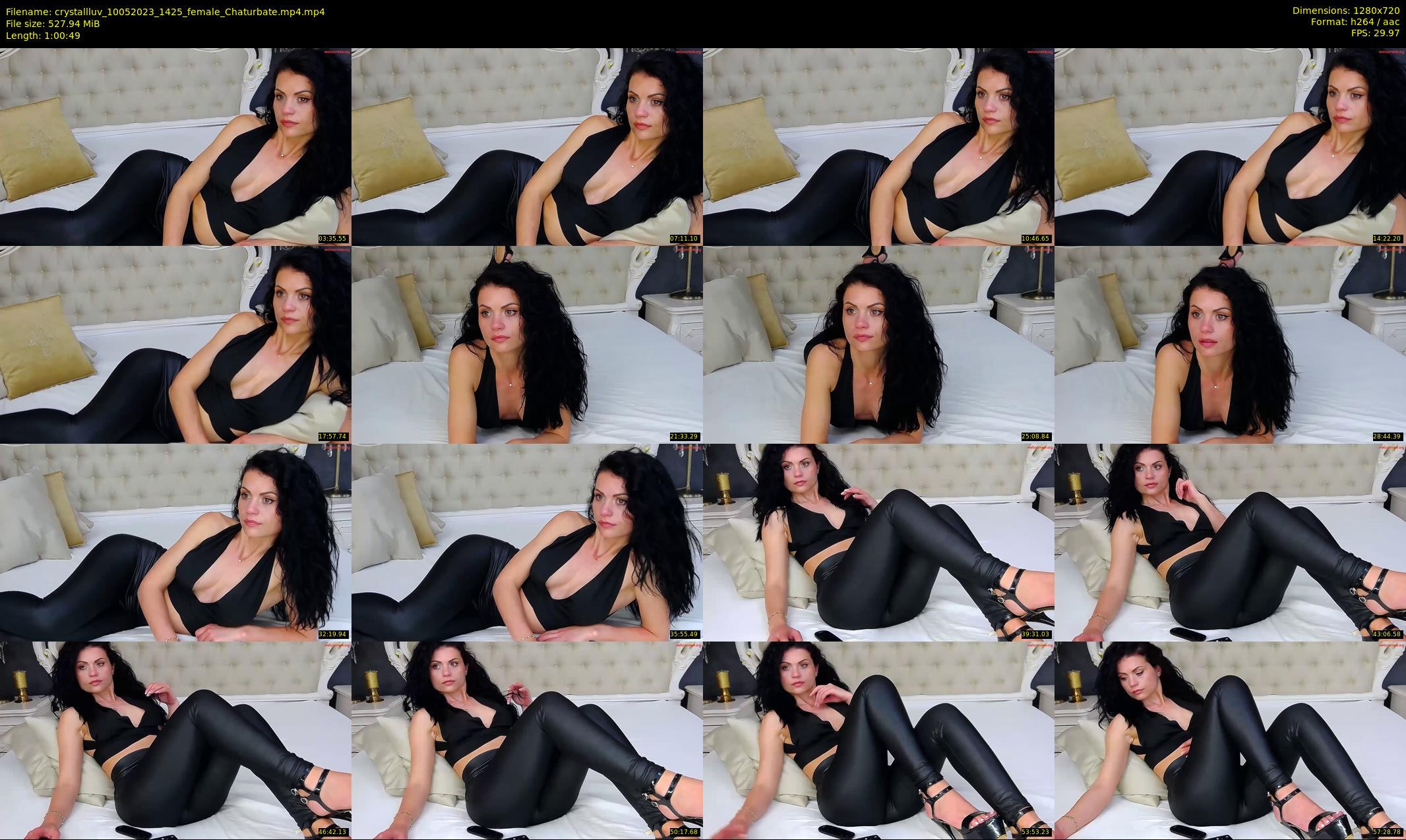 crystallluv — 61 minute Chaturbate female cam show recording, 720p, May 10, 2023