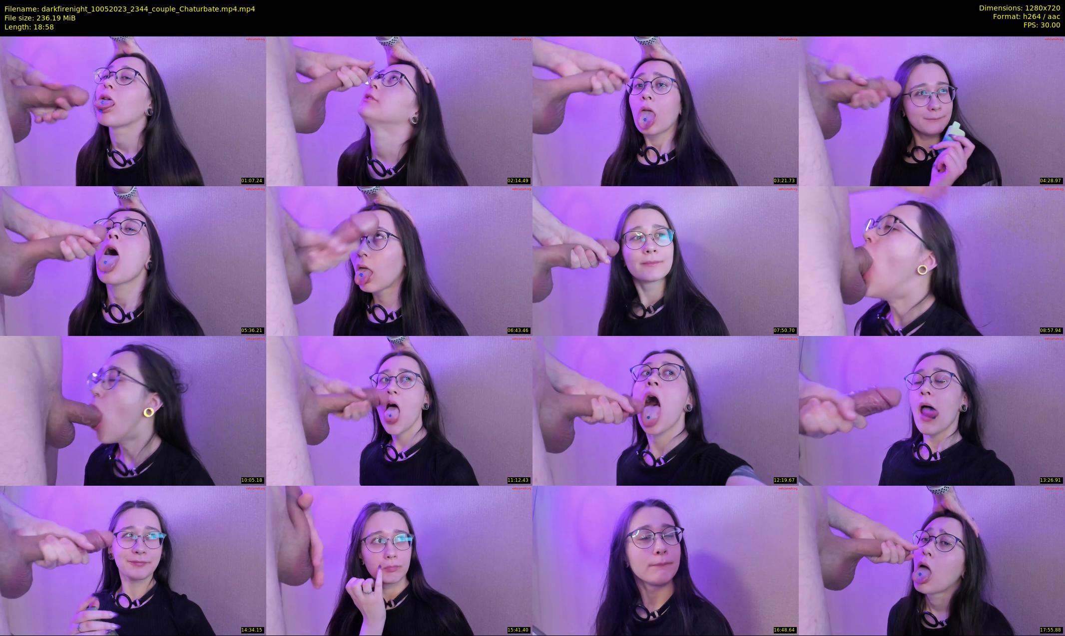 darkfirenight — 19 minute Chaturbate couple cam show recording, 720p, May 10, 2023