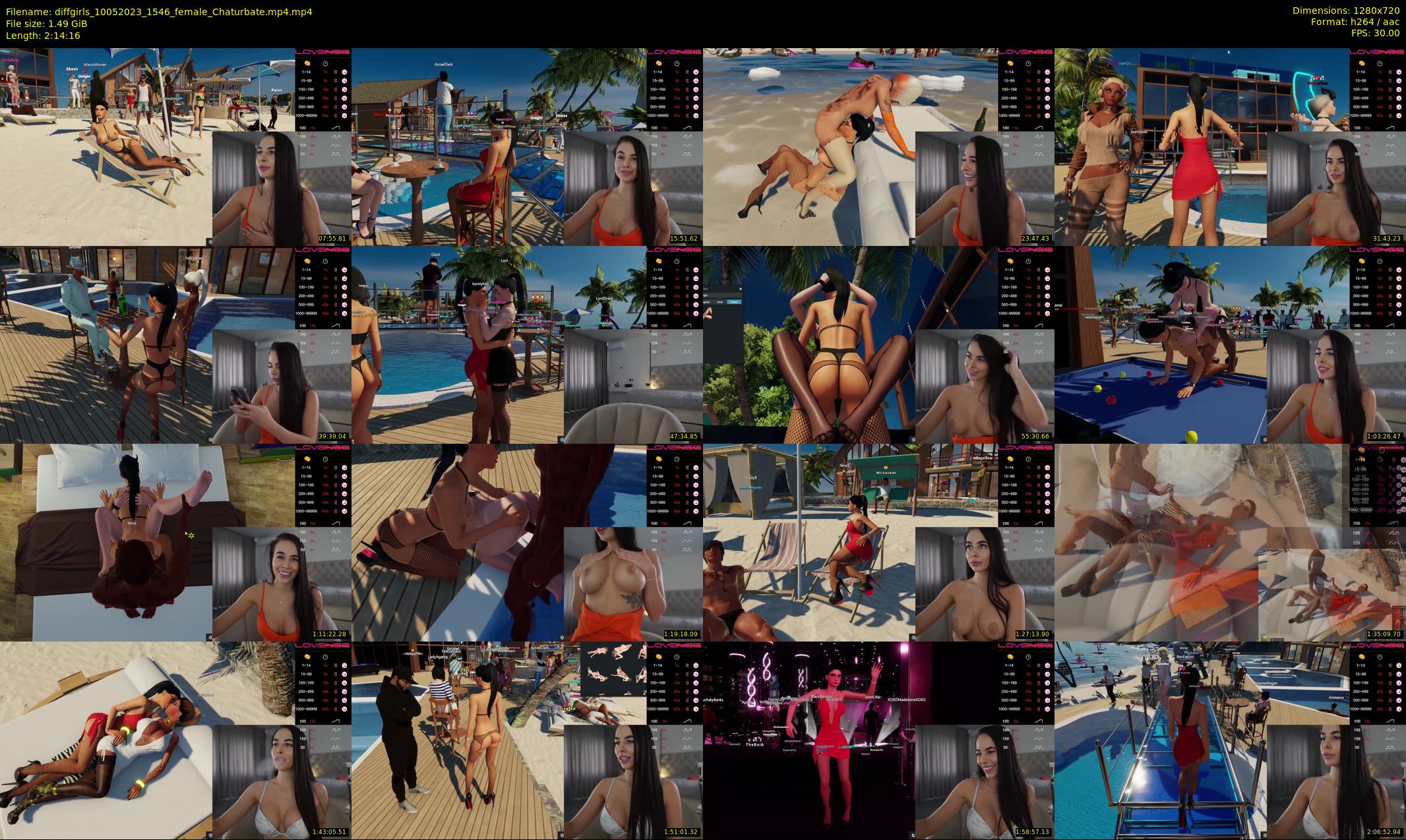 diffgirls — 135 minute Chaturbate female cam show recording, 720p, May 10, 2023