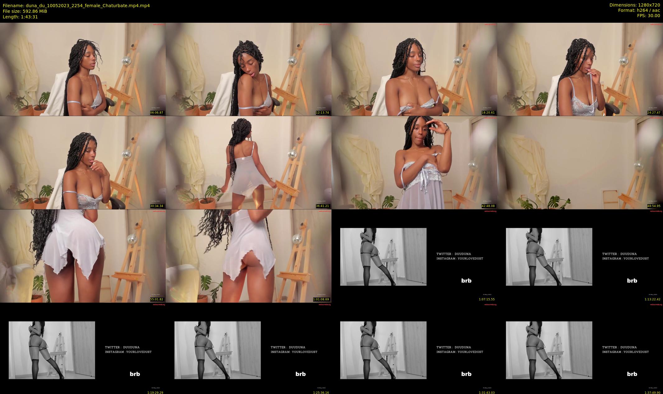 duna_du — 104 minute Chaturbate female cam show recording, 720p, May 10, 2023