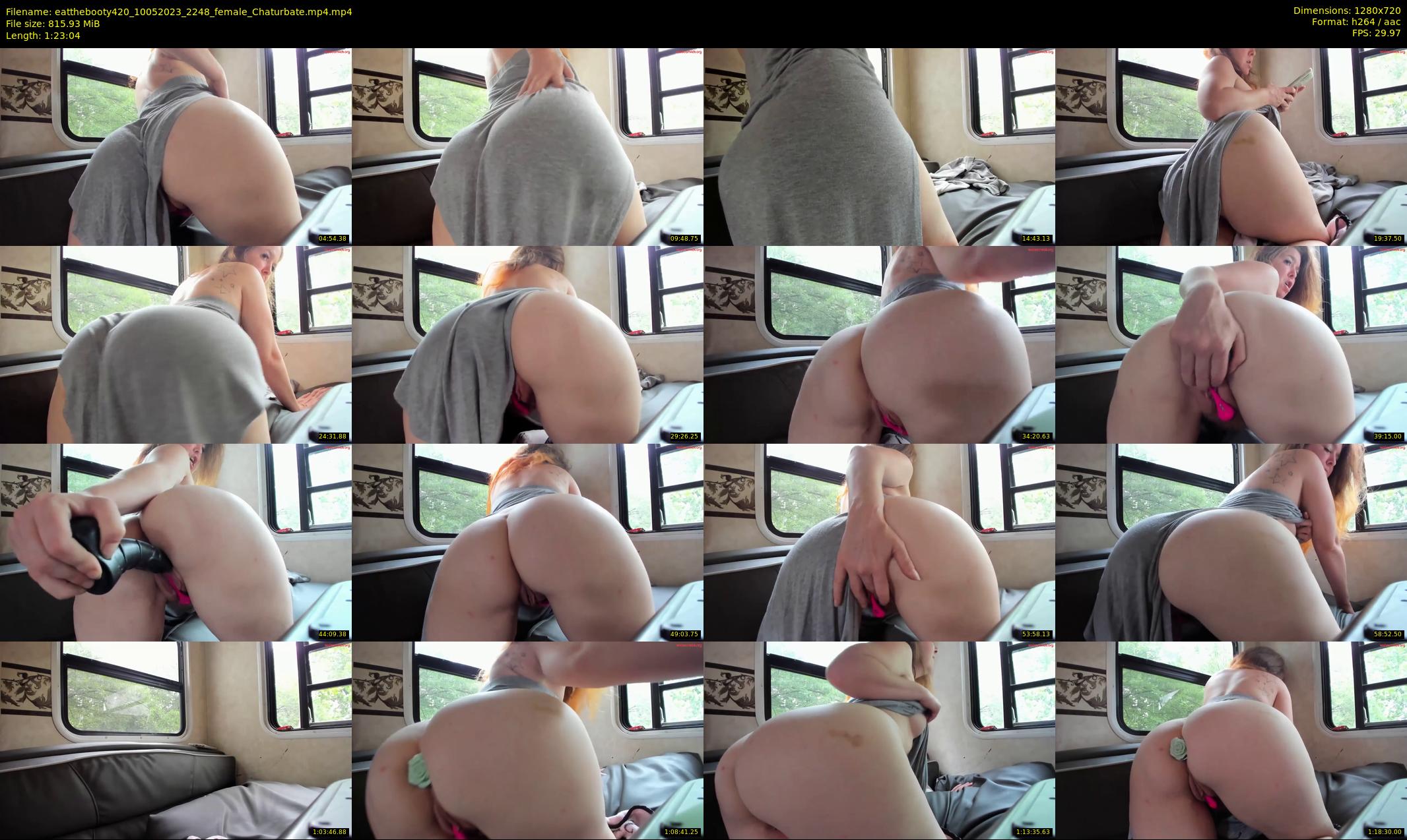 eatthebooty420 — 84 minute Chaturbate female cam show recording, 720p, May 10, 2023