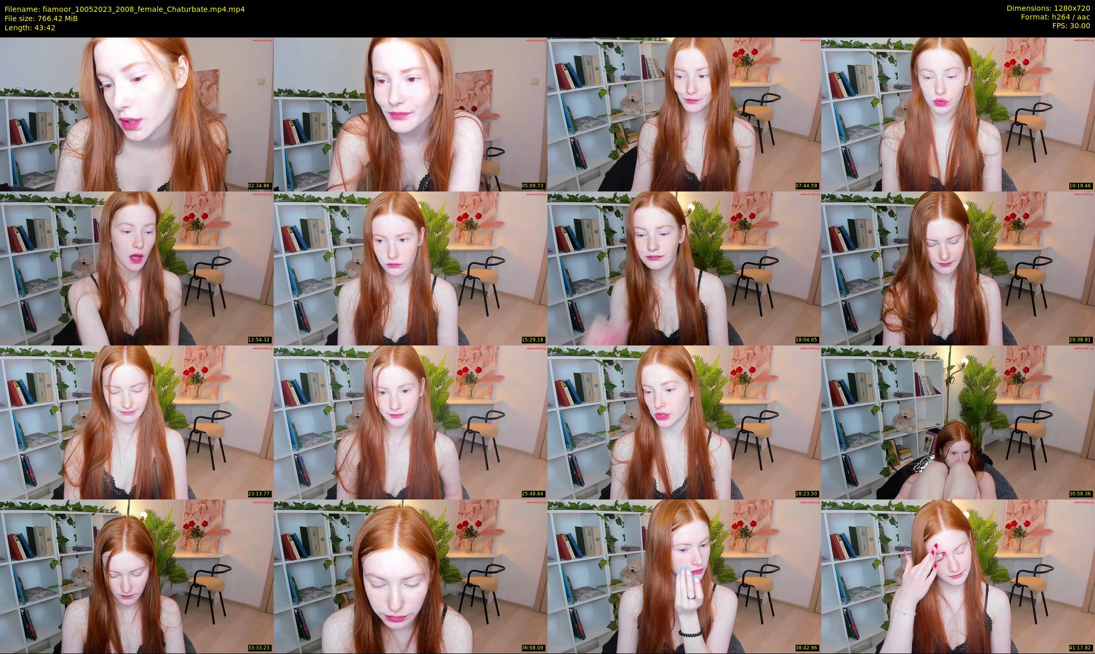 fiamoor — 44 minute Chaturbate female cam show recording, 720p, May 10, 2023