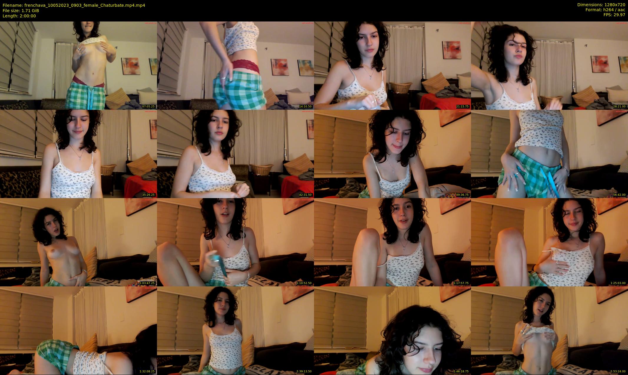 frenchava — 120 minute Chaturbate female cam show recording, 720p, May 10, 2023