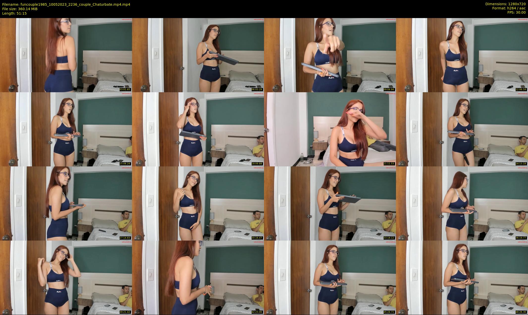 funcouple1985 — 52 minute Chaturbate couple cam show recording, 720p, May 10, 2023