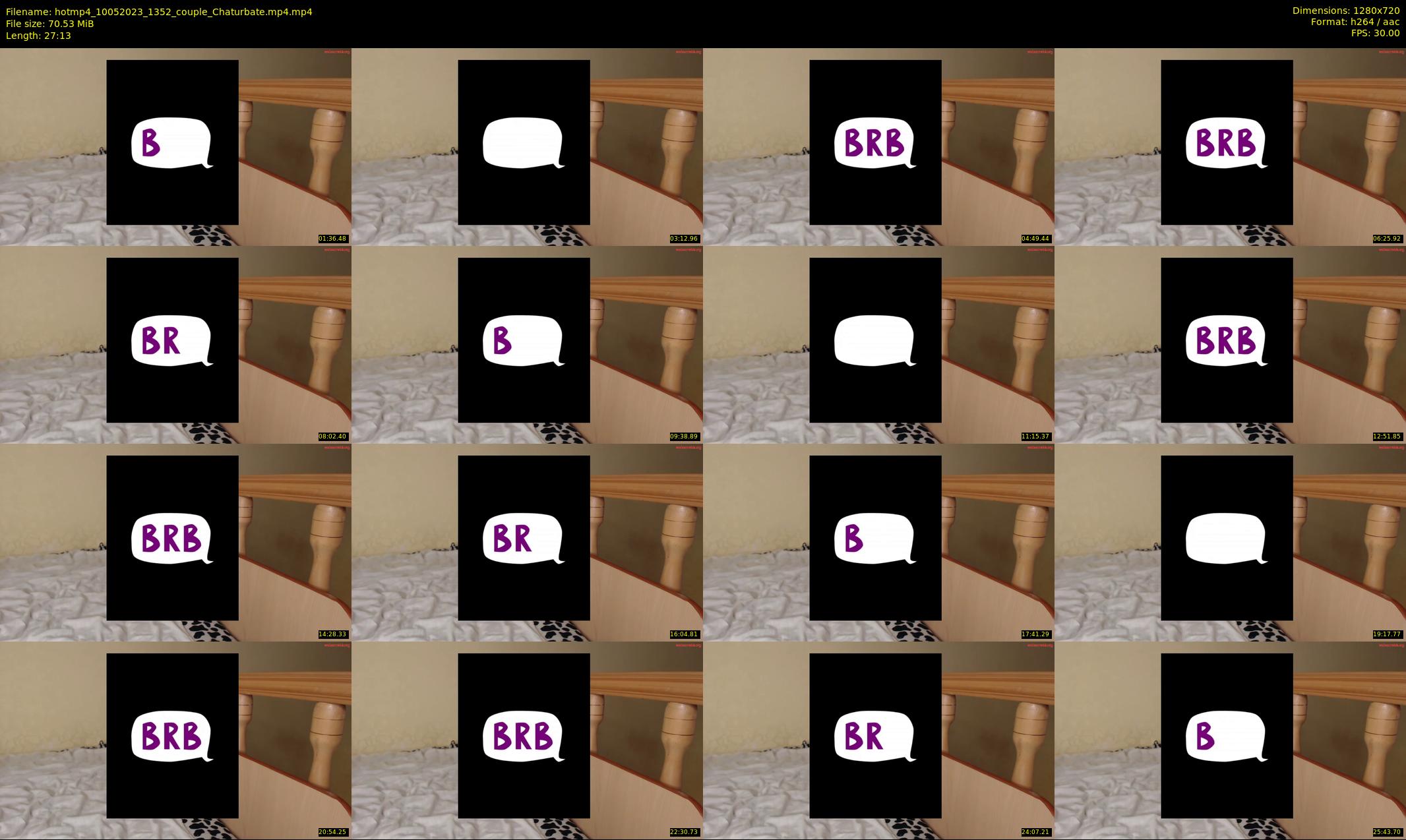 hotmp4 — 28 minute Chaturbate couple cam show recording, 720p, May 10, 2023