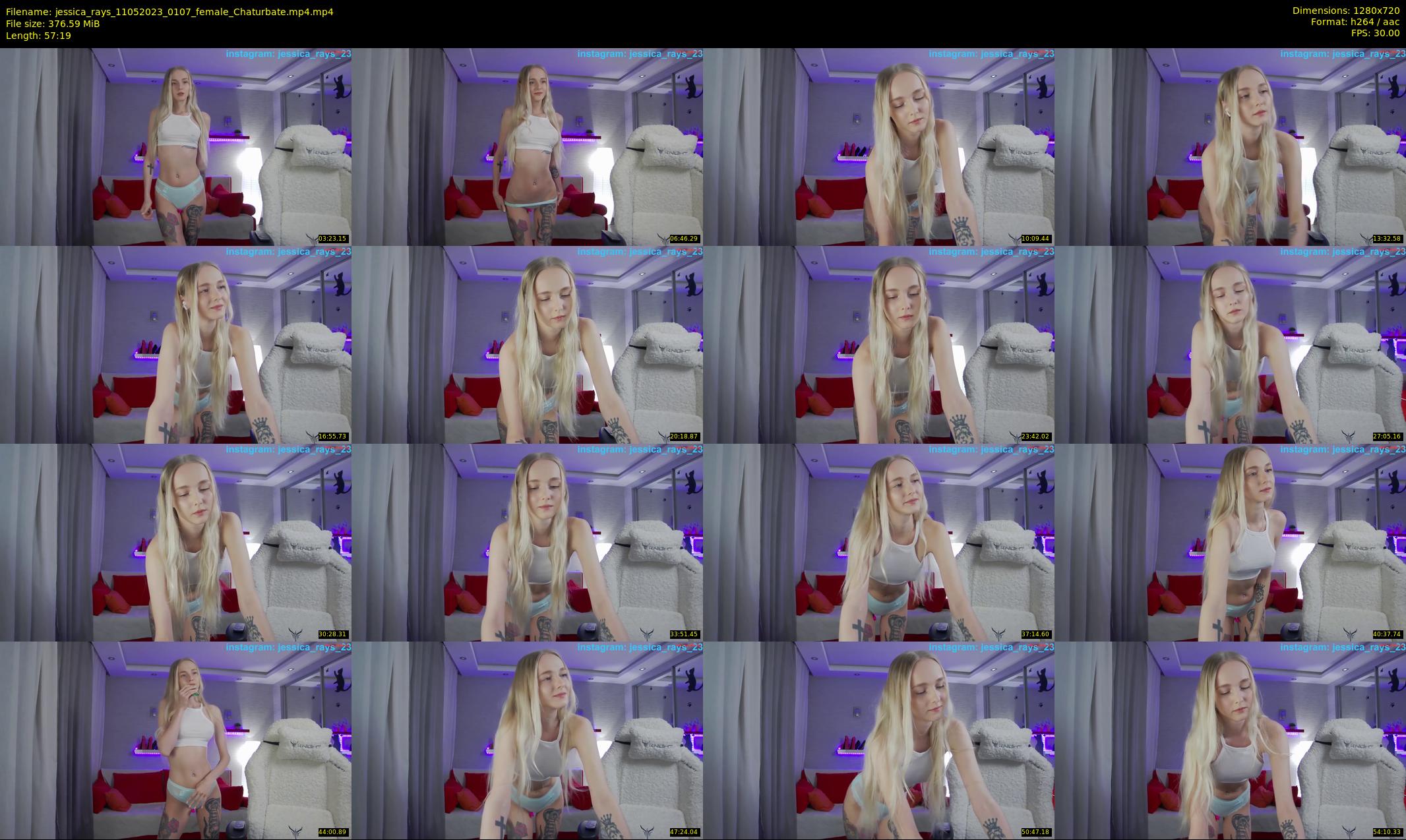 jessica_rays — 58 minute Chaturbate couple cam show recording, 720p, May 11, 2023