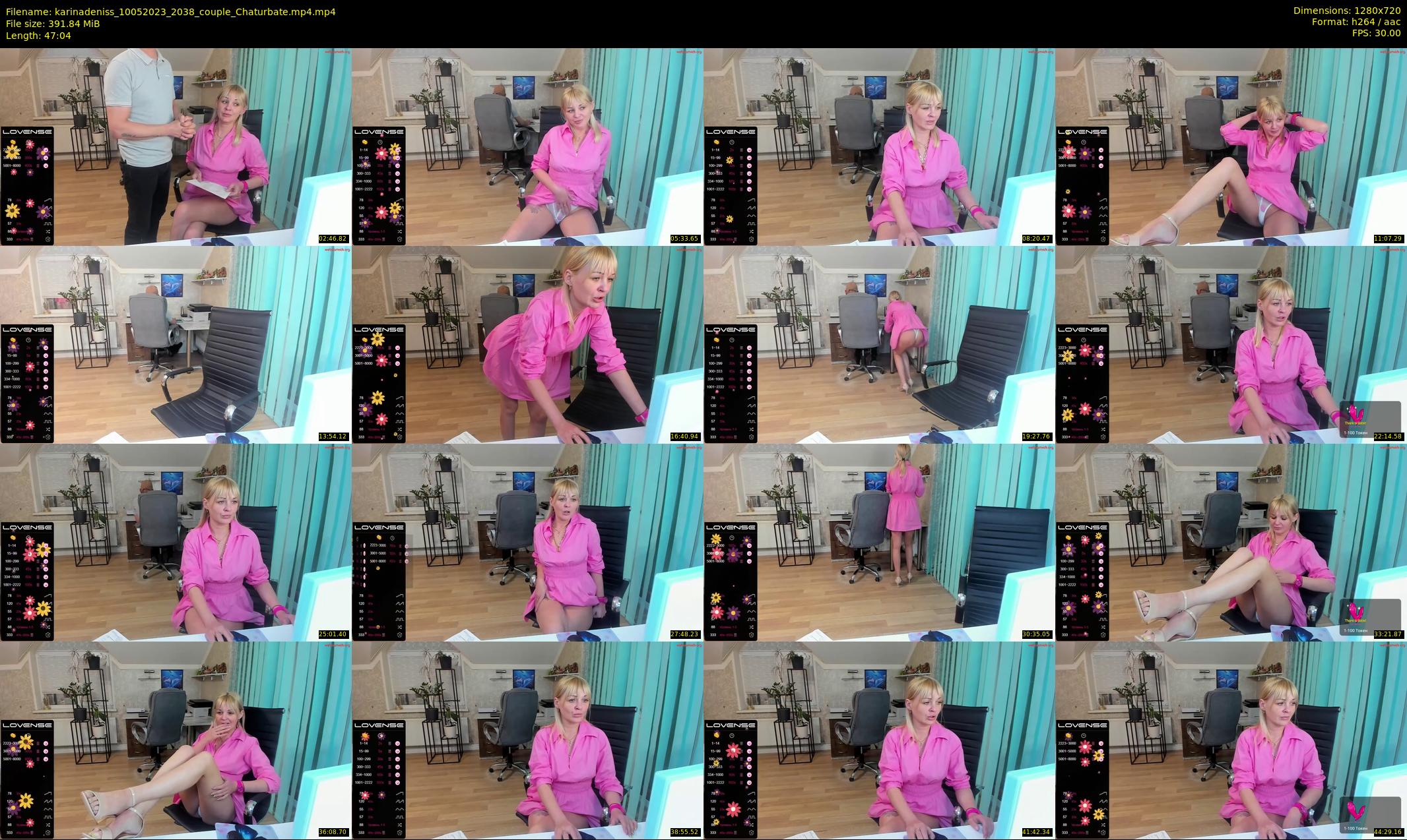 karinadeniss — 48 minute Chaturbate couple cam show recording, 720p, May 10, 2023
