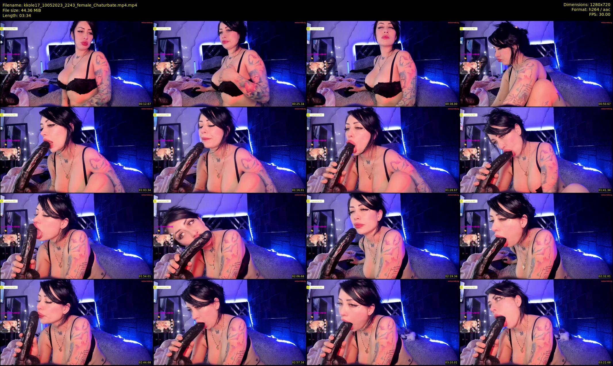 kkole17 — 4 minute Chaturbate female cam show recording, 720p, May 10, 2023