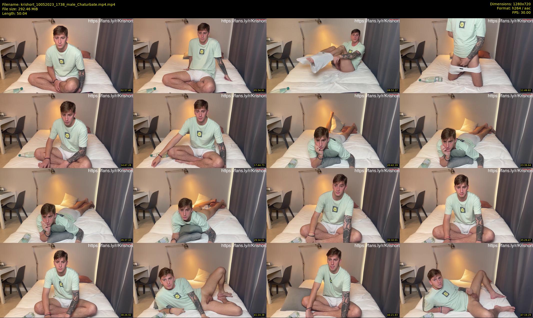 krishort — 51 minute Chaturbate male cam show recording, 720p, May 10, 2023