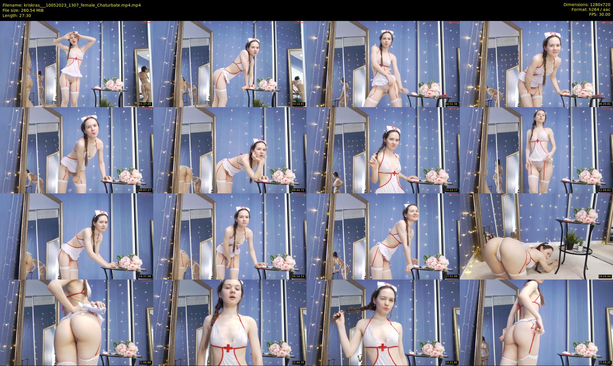 kriskras__ — 28 minute Chaturbate female cam show recording, 720p, May 10, 2023