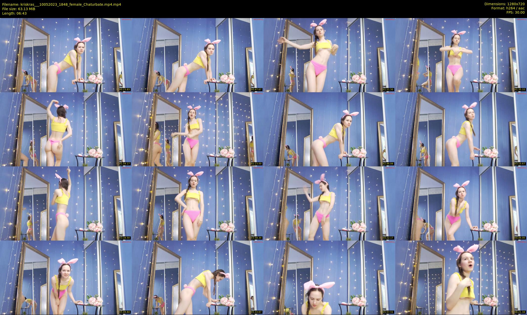 kriskras__ — 7 minute Chaturbate female cam show recording, 720p, May 10, 2023