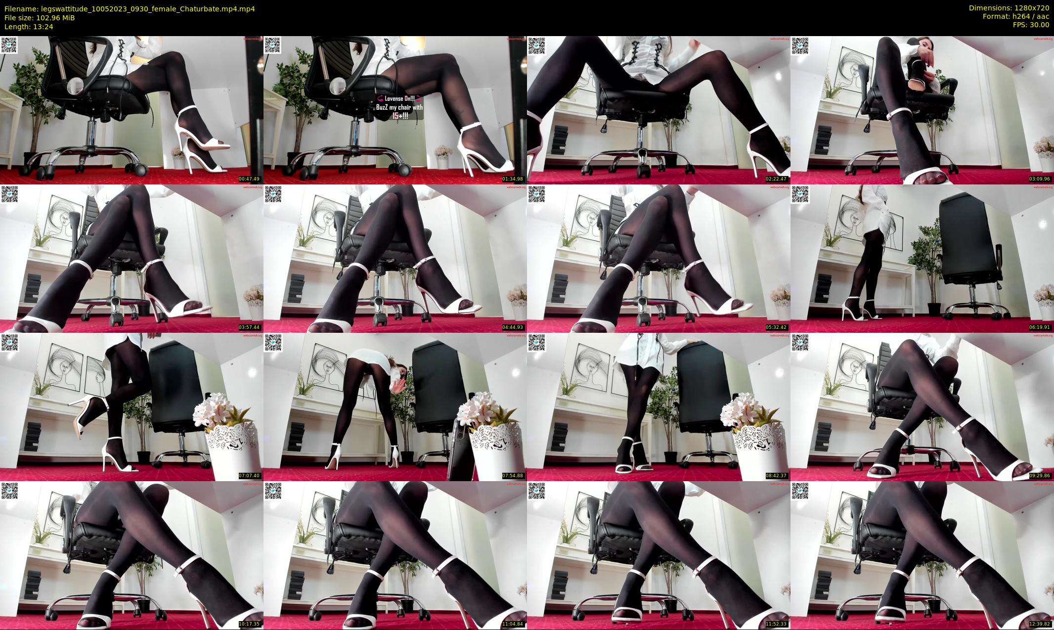 legswattitude — 14 minute Chaturbate female cam show recording, 720p, May 10, 2023