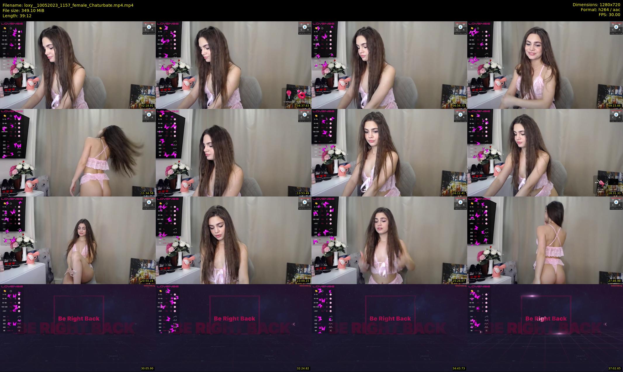 loxy_ — 40 minute Chaturbate female cam show recording, 720p, May 10, 2023