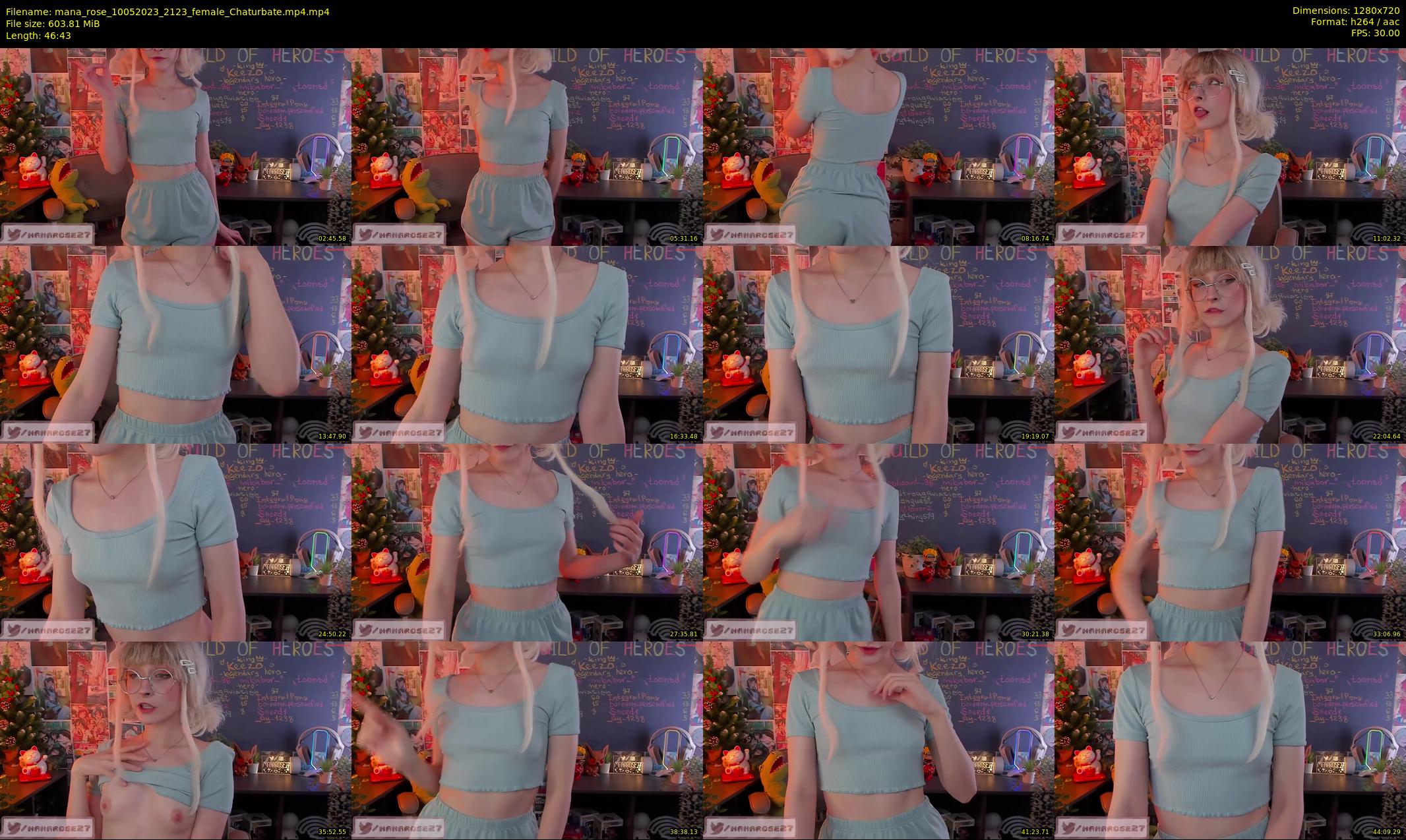 mana_rose — 47 minute Chaturbate female cam show recording, 720p, May 10, 2023