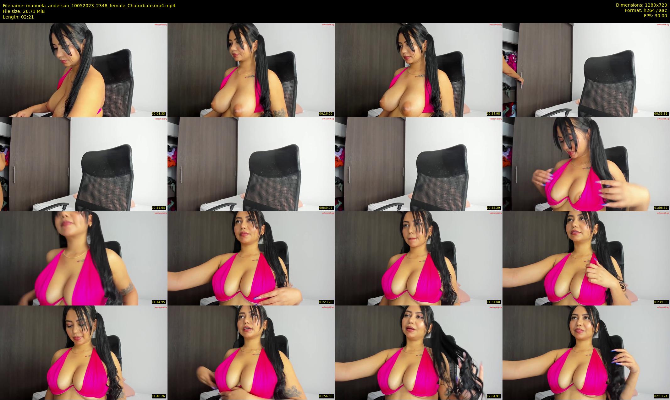 manuela_anderson — 3 minute Chaturbate female cam show recording, 720p, May 10, 2023