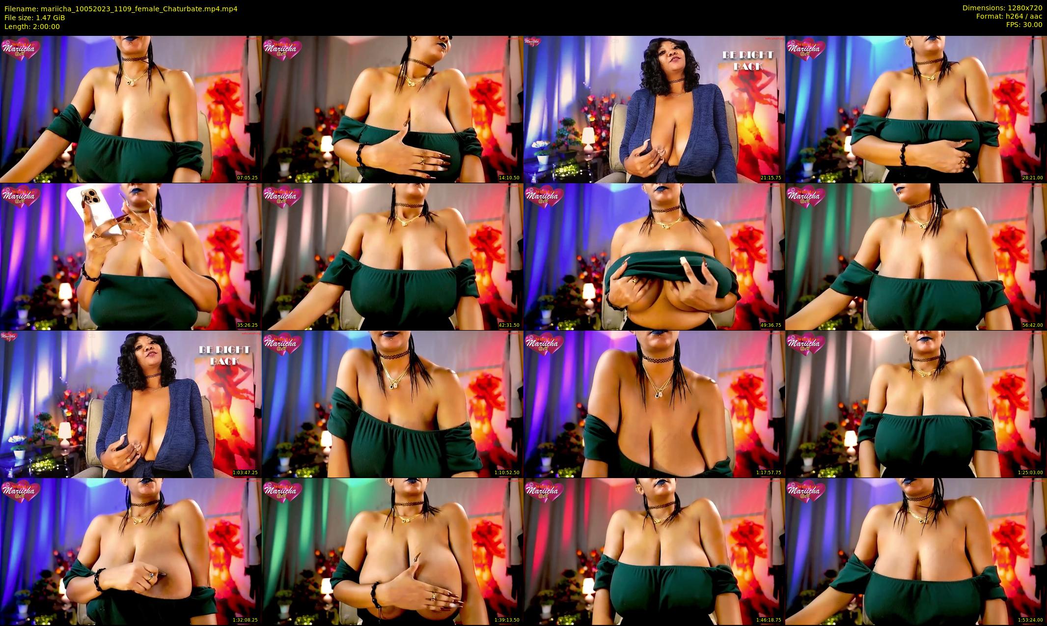 mariicha — 120 minute Chaturbate female cam show recording, 720p, May 10, 2023