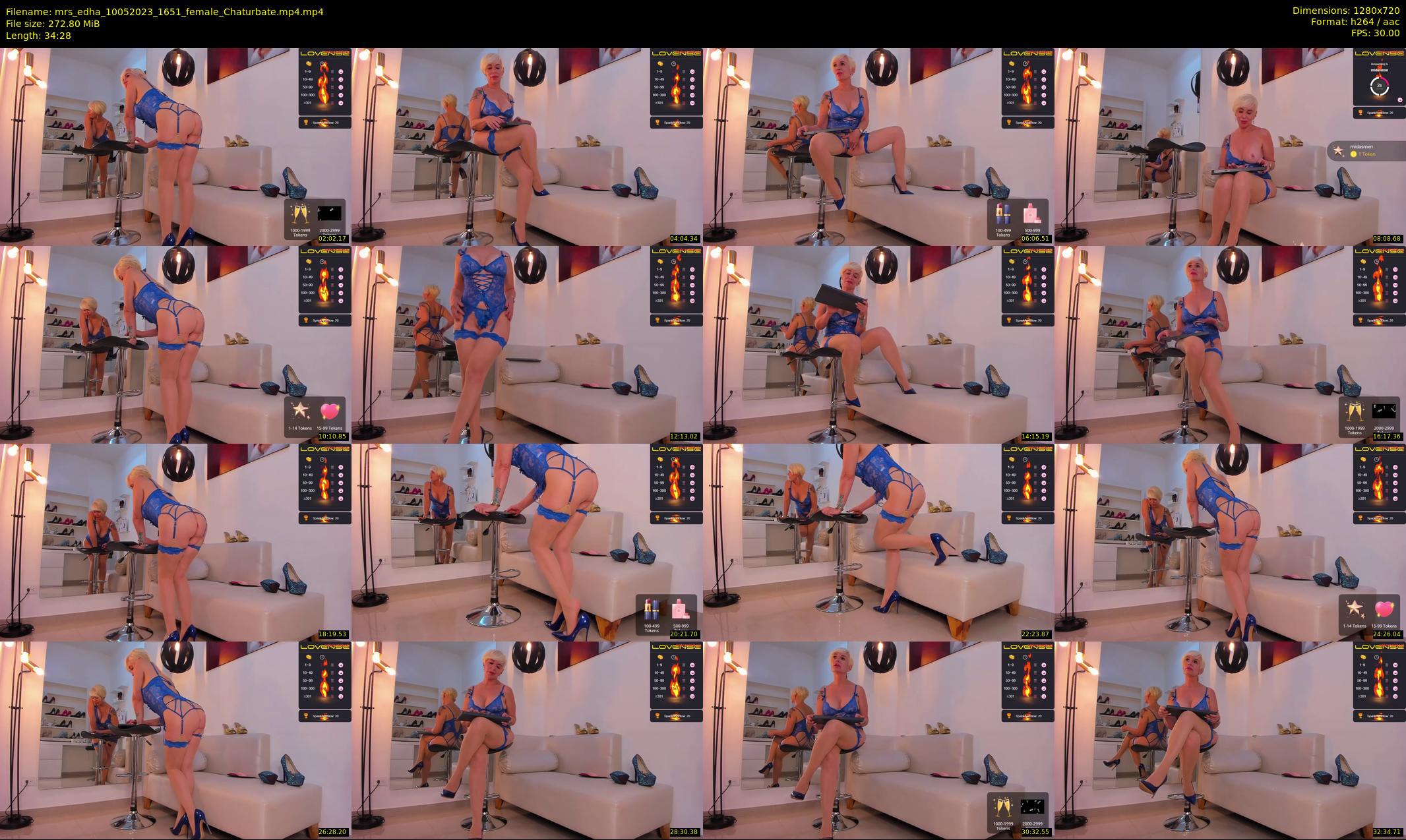 mrs_edha — 35 minute Chaturbate female cam show recording, 720p, May 10, 2023