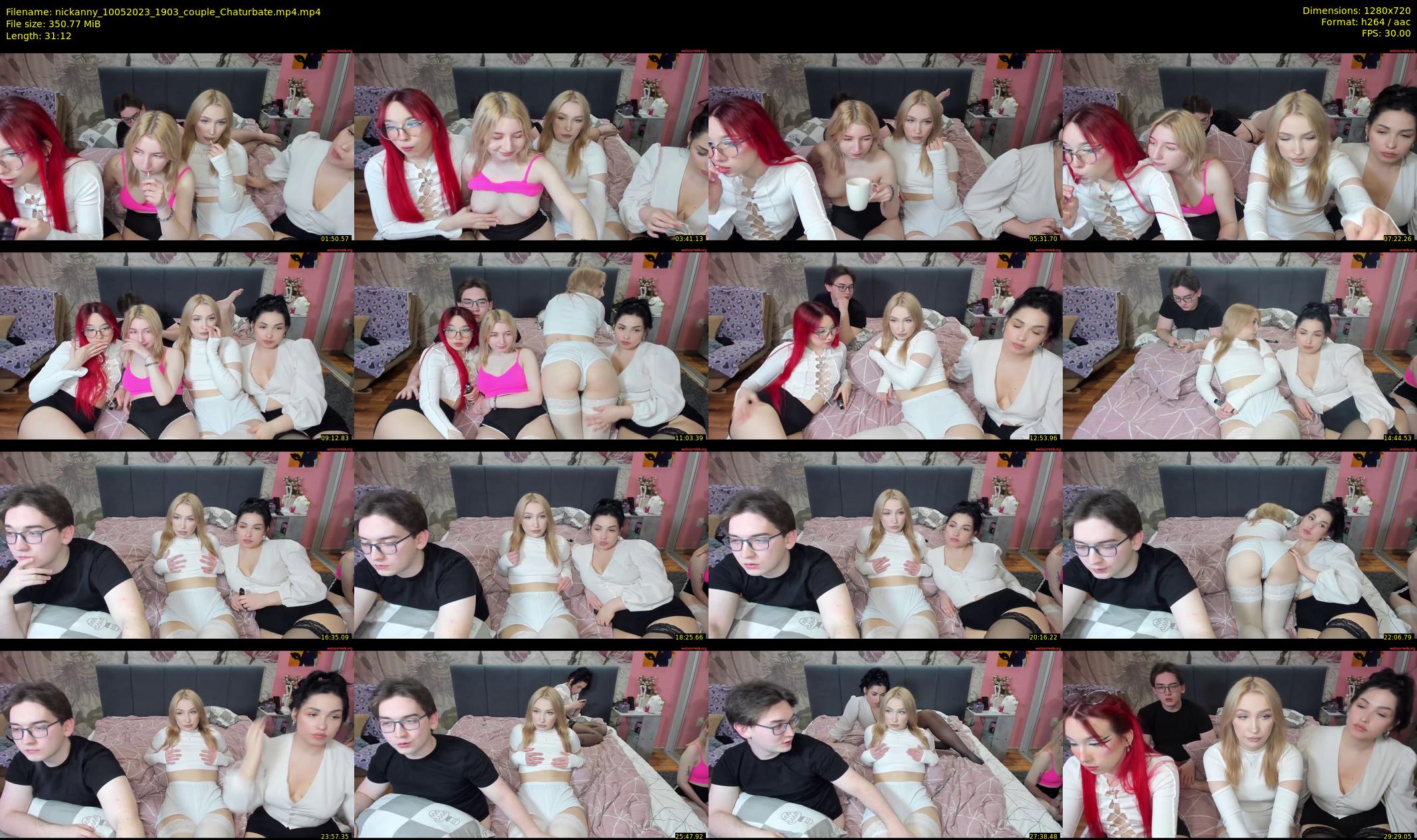 nickanny — 32 minute Chaturbate couple cam show recording, 720p, May 10, 2023