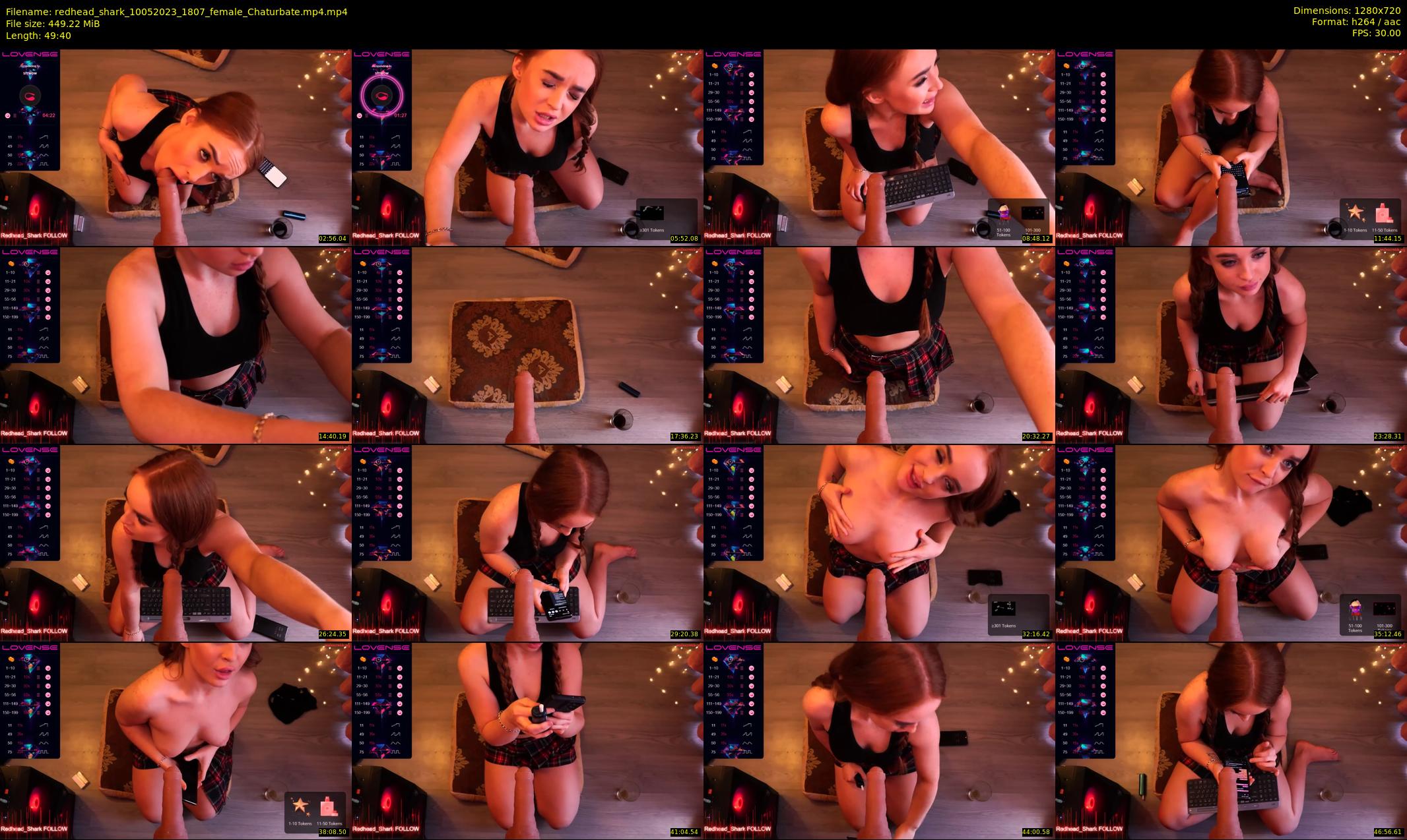 redhead_shark — 50 minute Chaturbate female cam show recording, 720p, May 10, 2023