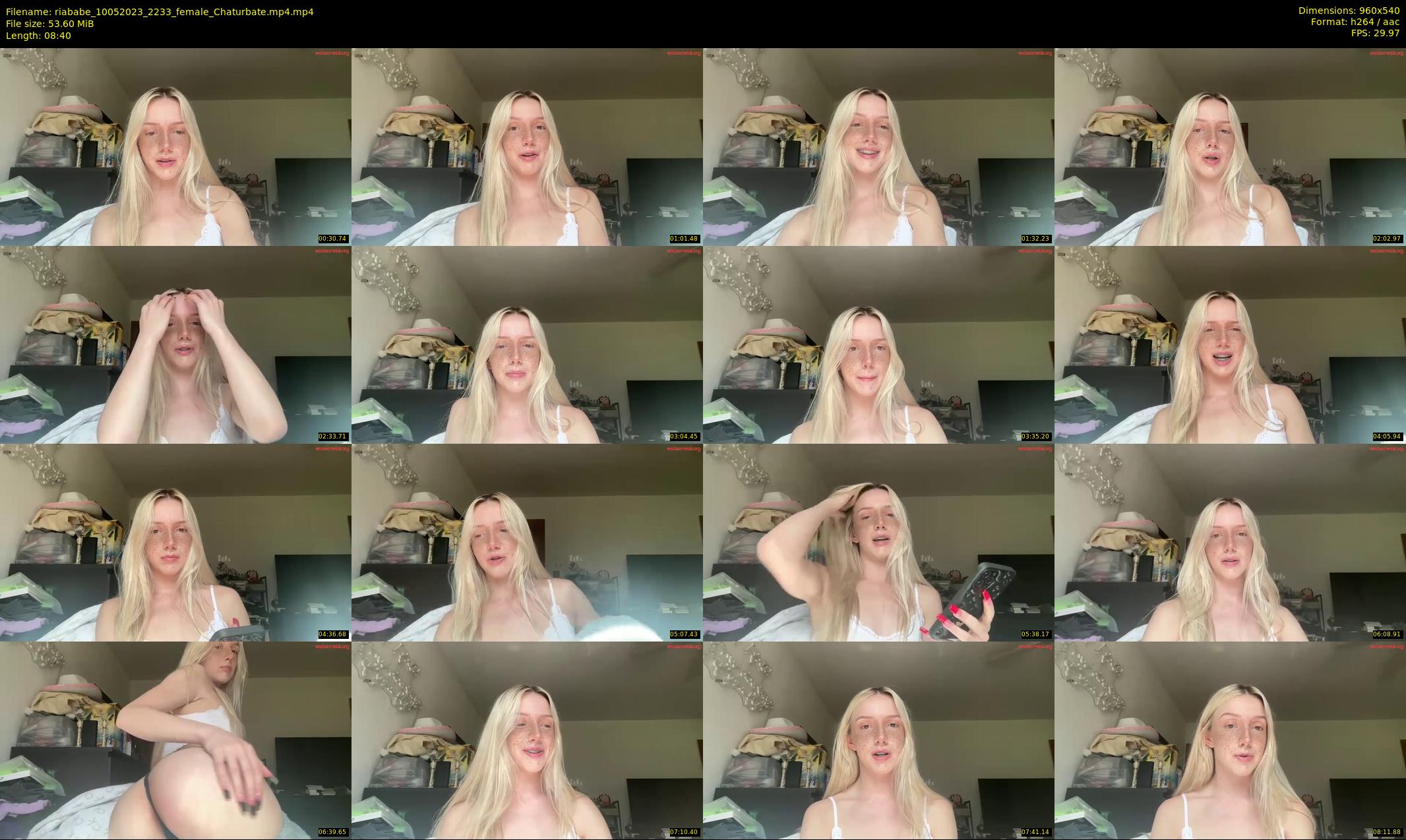 riababe — 9 minute Chaturbate female cam show recording, 480p, May 10, 2023