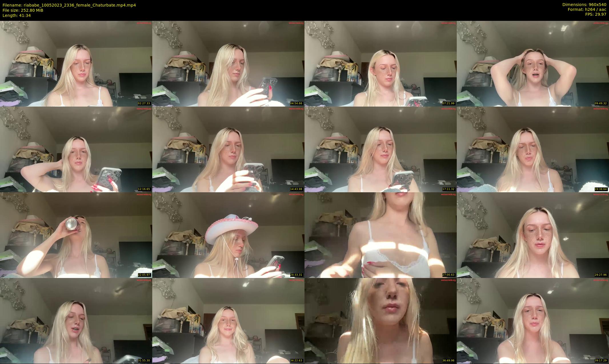 riababe — 42 minute Chaturbate female cam show recording, 480p, May 10, 2023