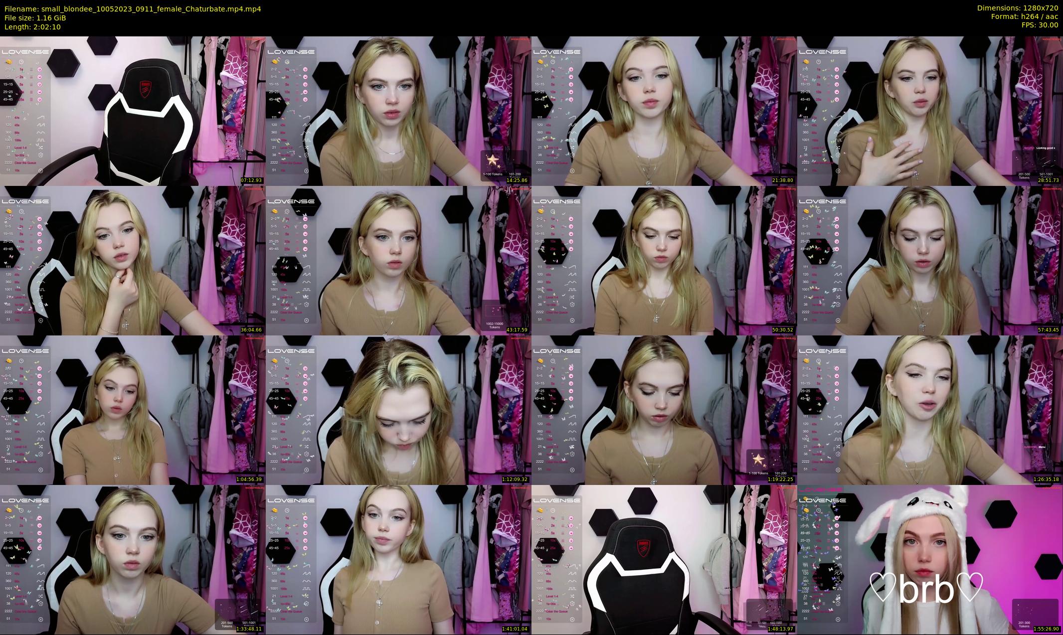 small_blondee — 123 minute Chaturbate female cam show recording, 720p, May 10, 2023