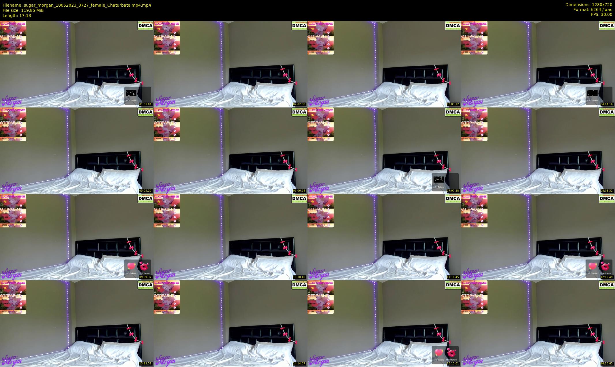 sugar_morgan — 18 minute Chaturbate female cam show recording, 720p, May 10, 2023