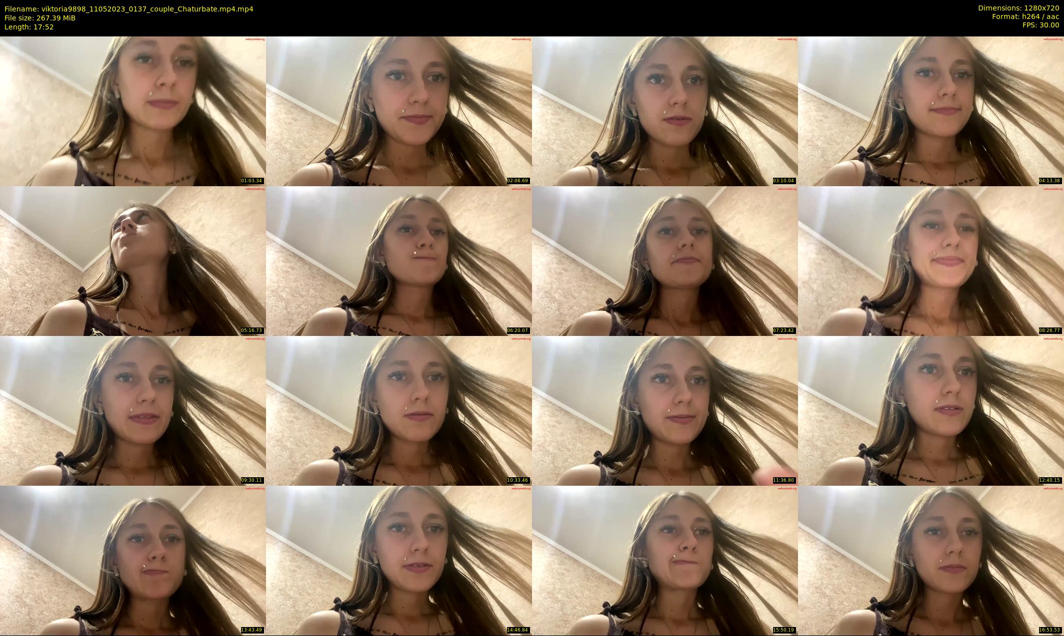 viktoria9898 — 18 minute Chaturbate couple cam show recording, 720p, May 11, 2023