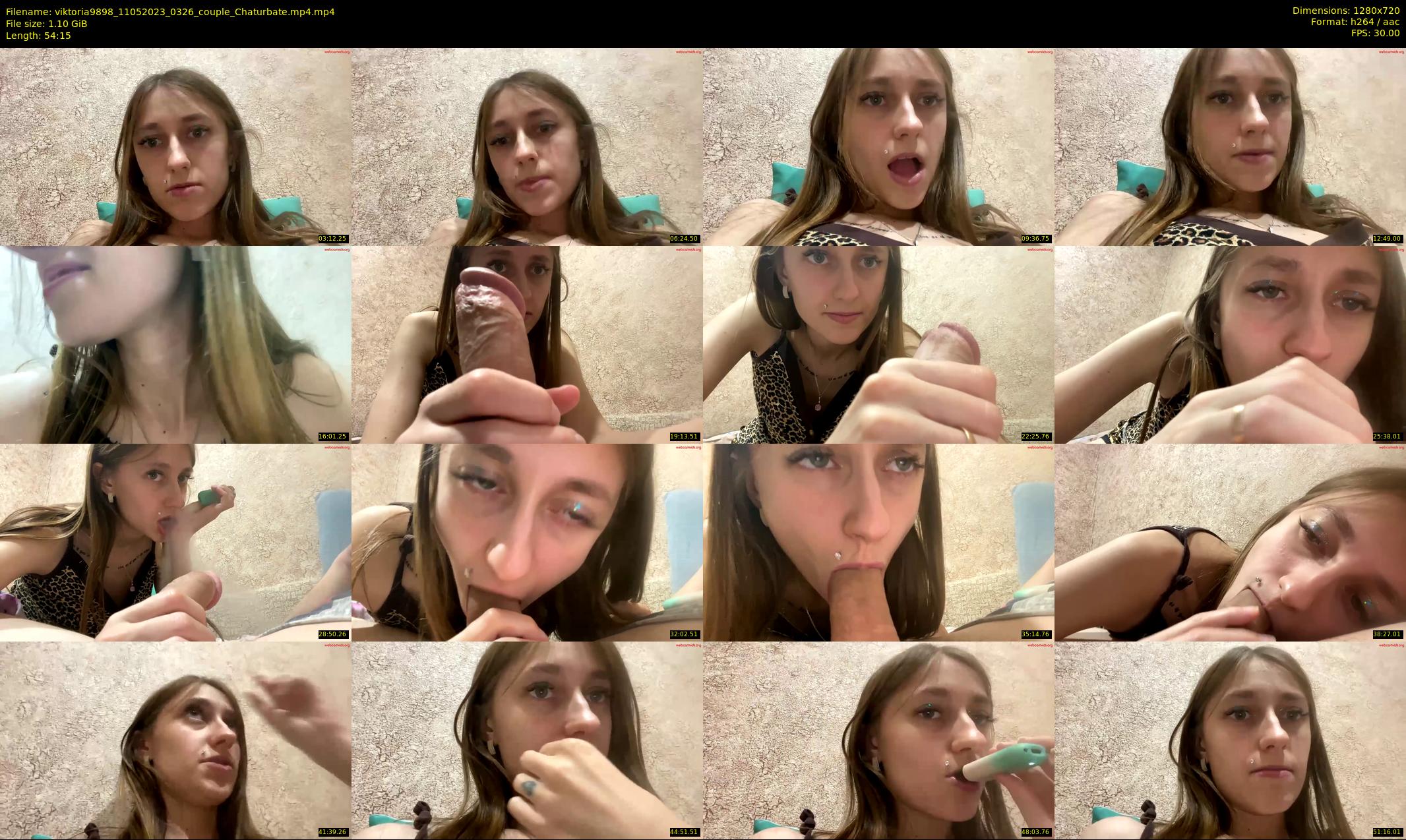 viktoria9898 — 55 minute Chaturbate couple cam show recording, 720p, May 11, 2023