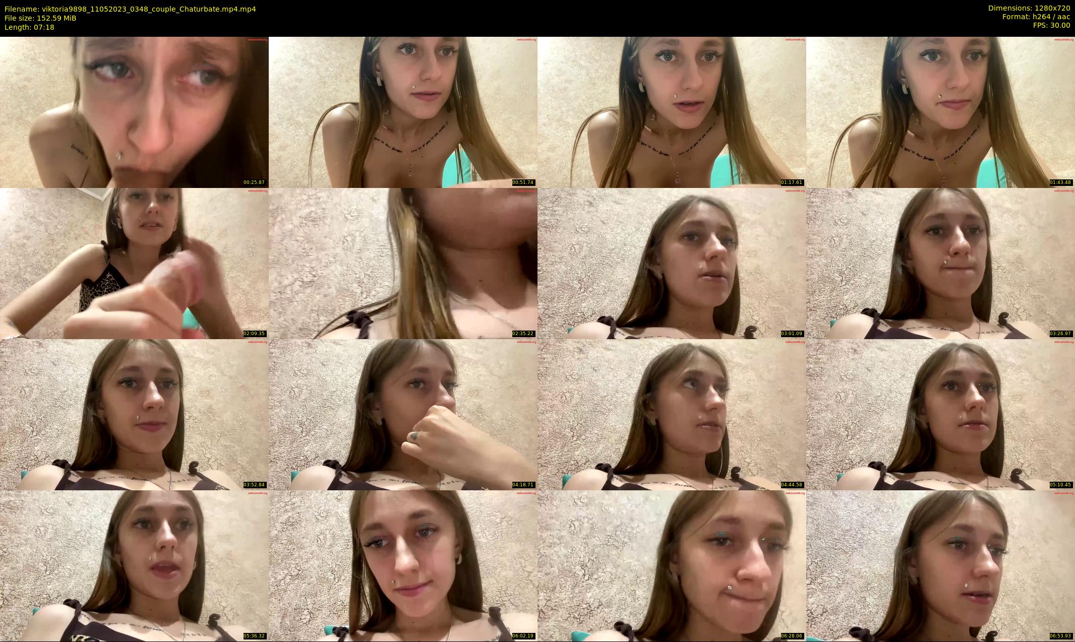 viktoria9898 — 8 minute Chaturbate couple cam show recording, 720p, May 11, 2023