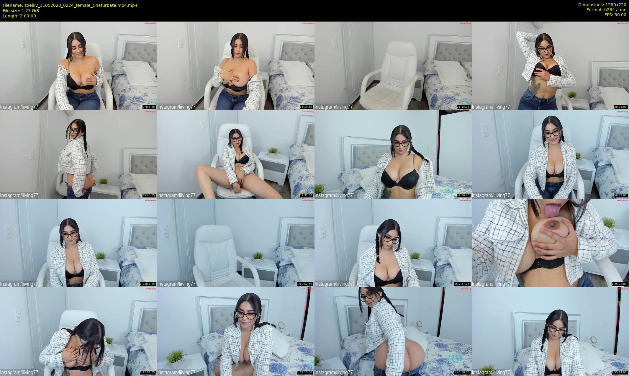 zoeliiv — 120 minute Chaturbate female cam show recording, 720p, May 11, 2023